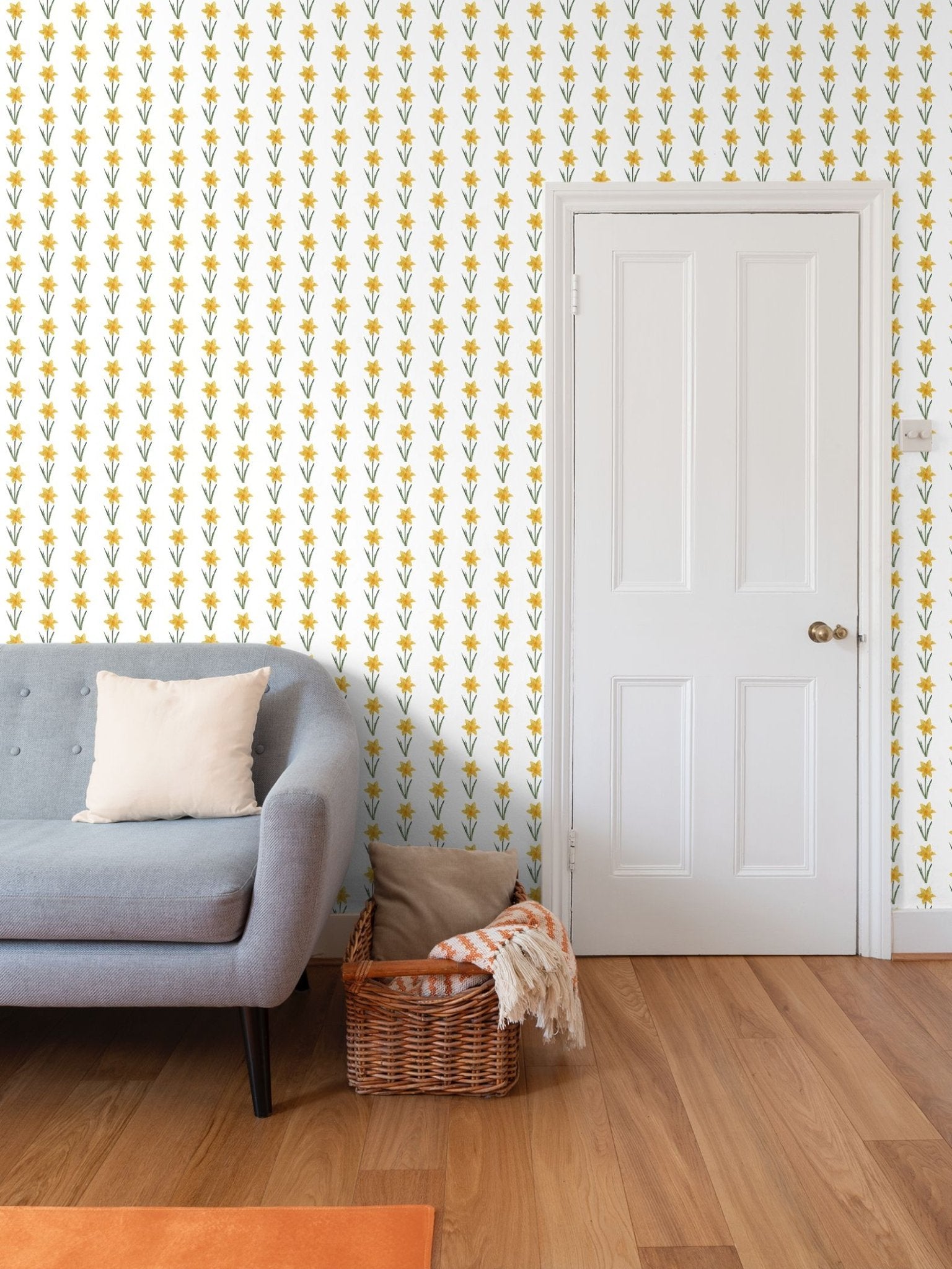 Buttercup Wallpaper - Blue Cava