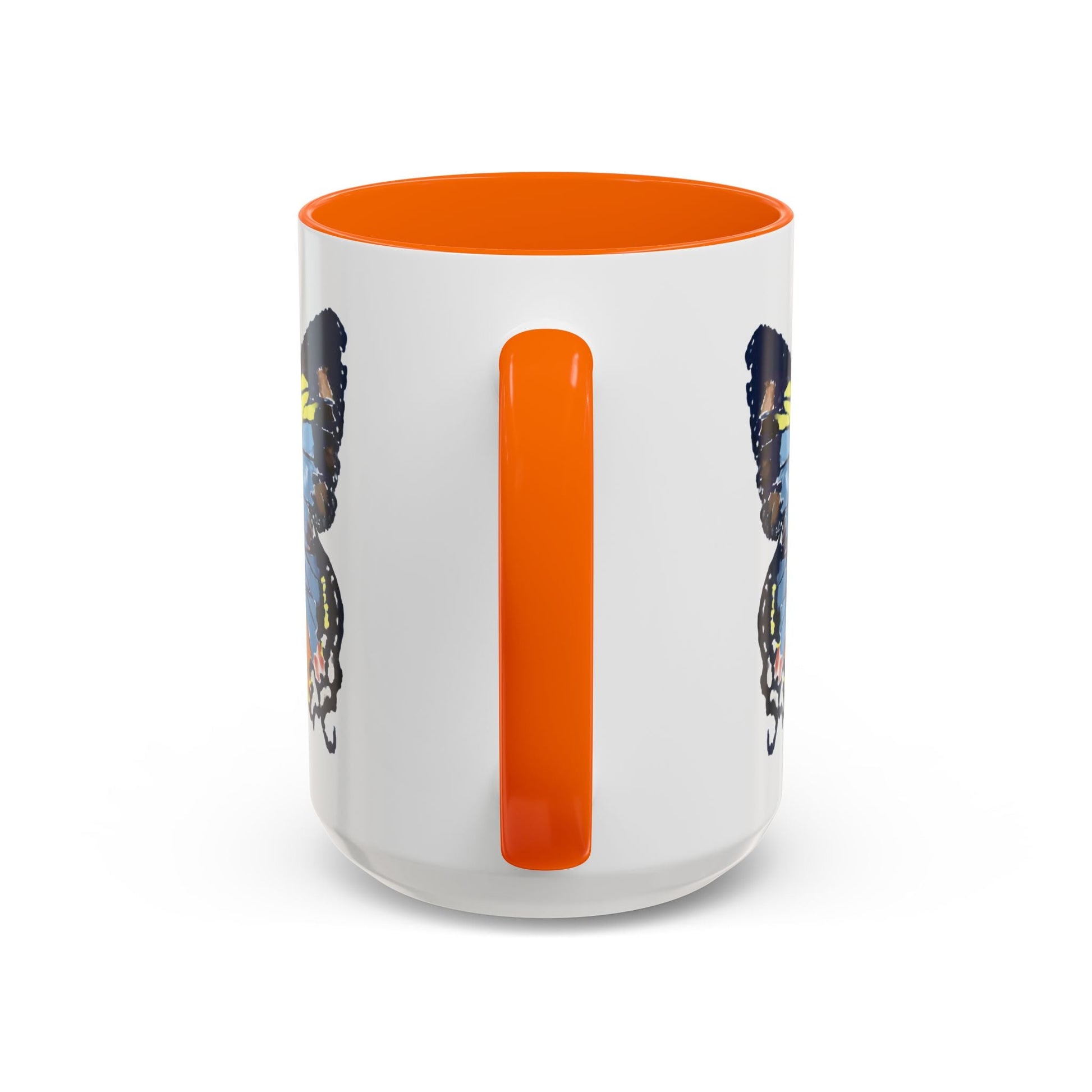 Butterfly Two Tone Ceramic Mug - 11oz & 15oz - Blue Cava