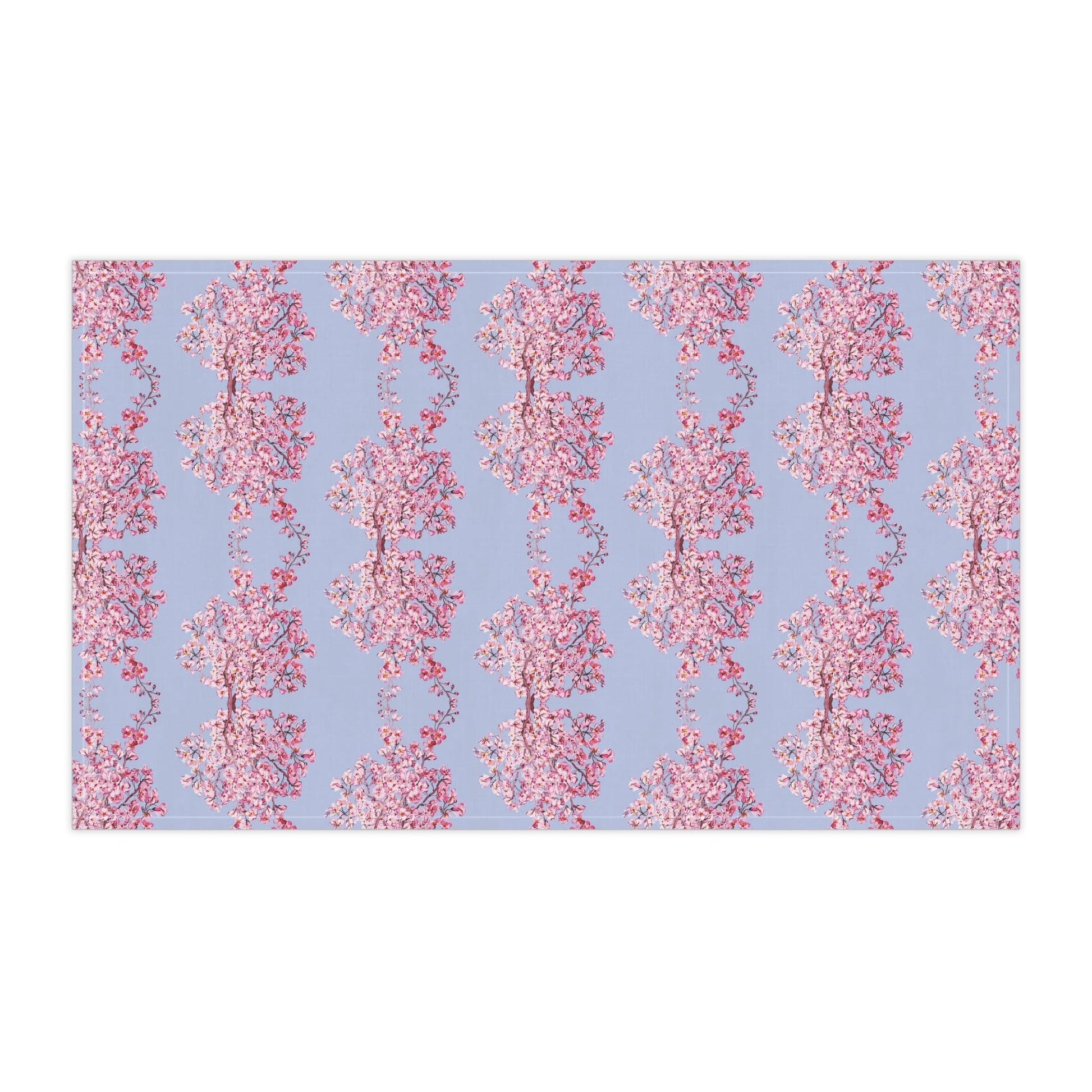 Charming Floral Kitchen Tea Towels - Blue Cava