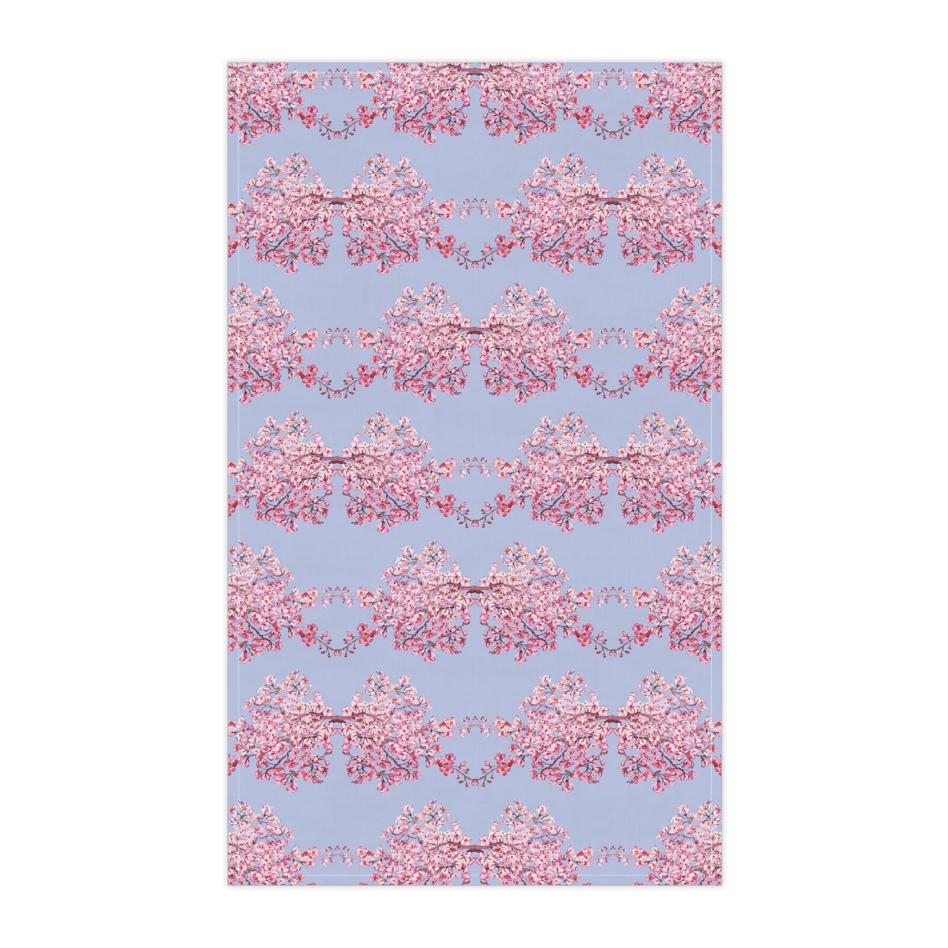 Charming Floral Kitchen Tea Towels - Blue Cava