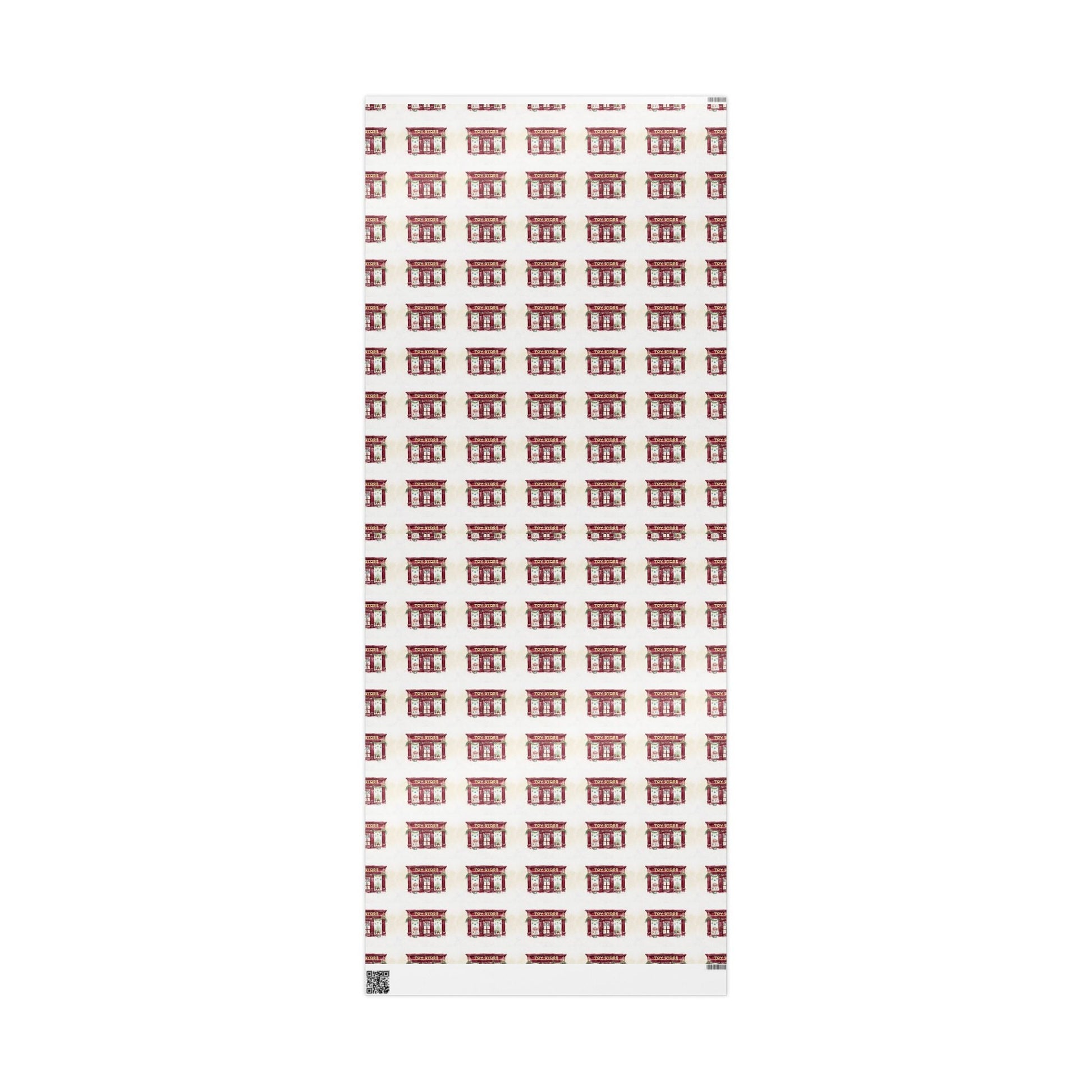 Charming Vintage Toy Store Wrapping Paper | Gift Wrap for Holidays - Blue Cava