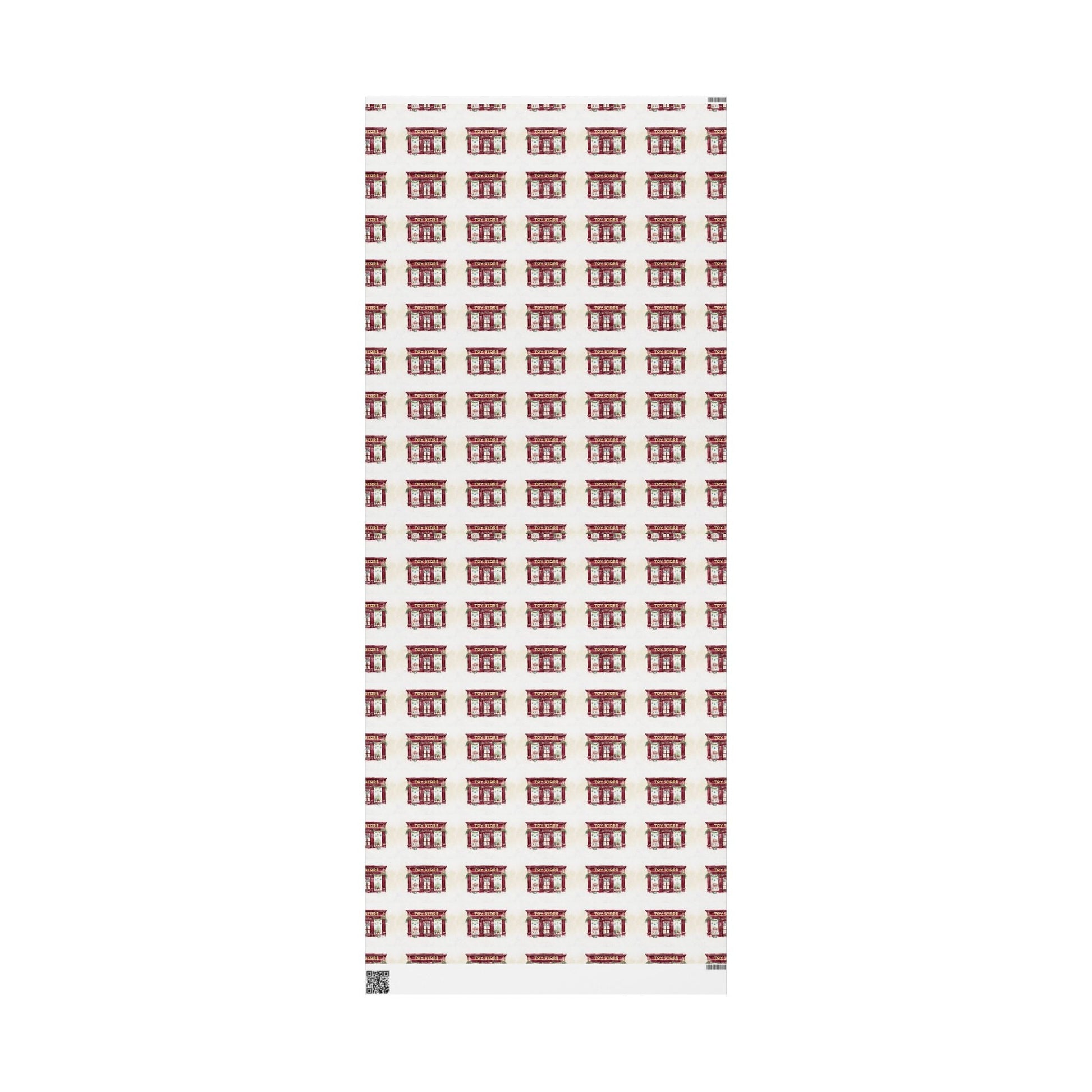 Charming Vintage Toy Store Wrapping Paper | Gift Wrap for Holidays - Blue Cava
