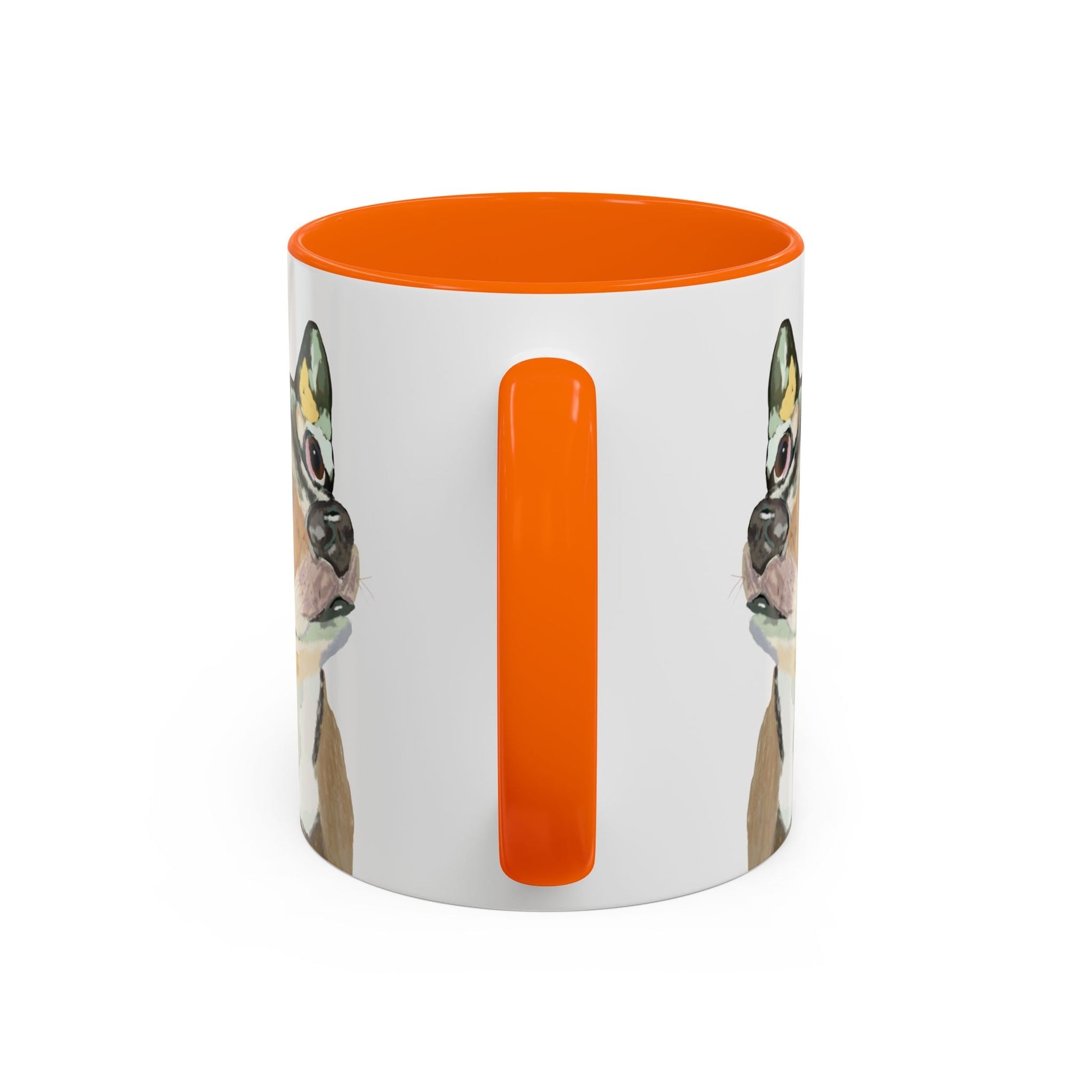 Chihuahua Two Tone Ceramic Mugs - 11 oz & 15 oz - Blue Cava