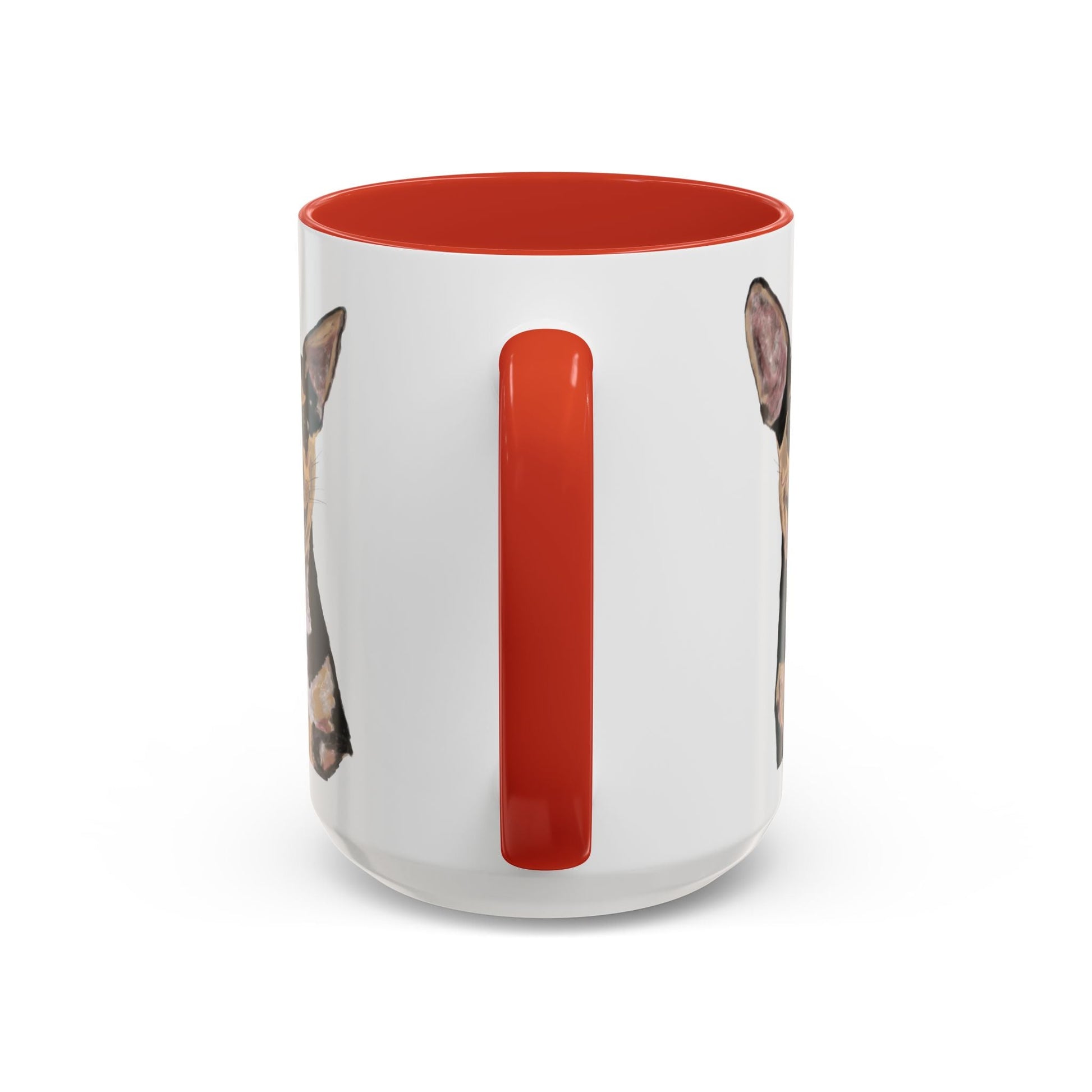 Chihuahua Two Tone Ceramic Mugs - Blue Cava