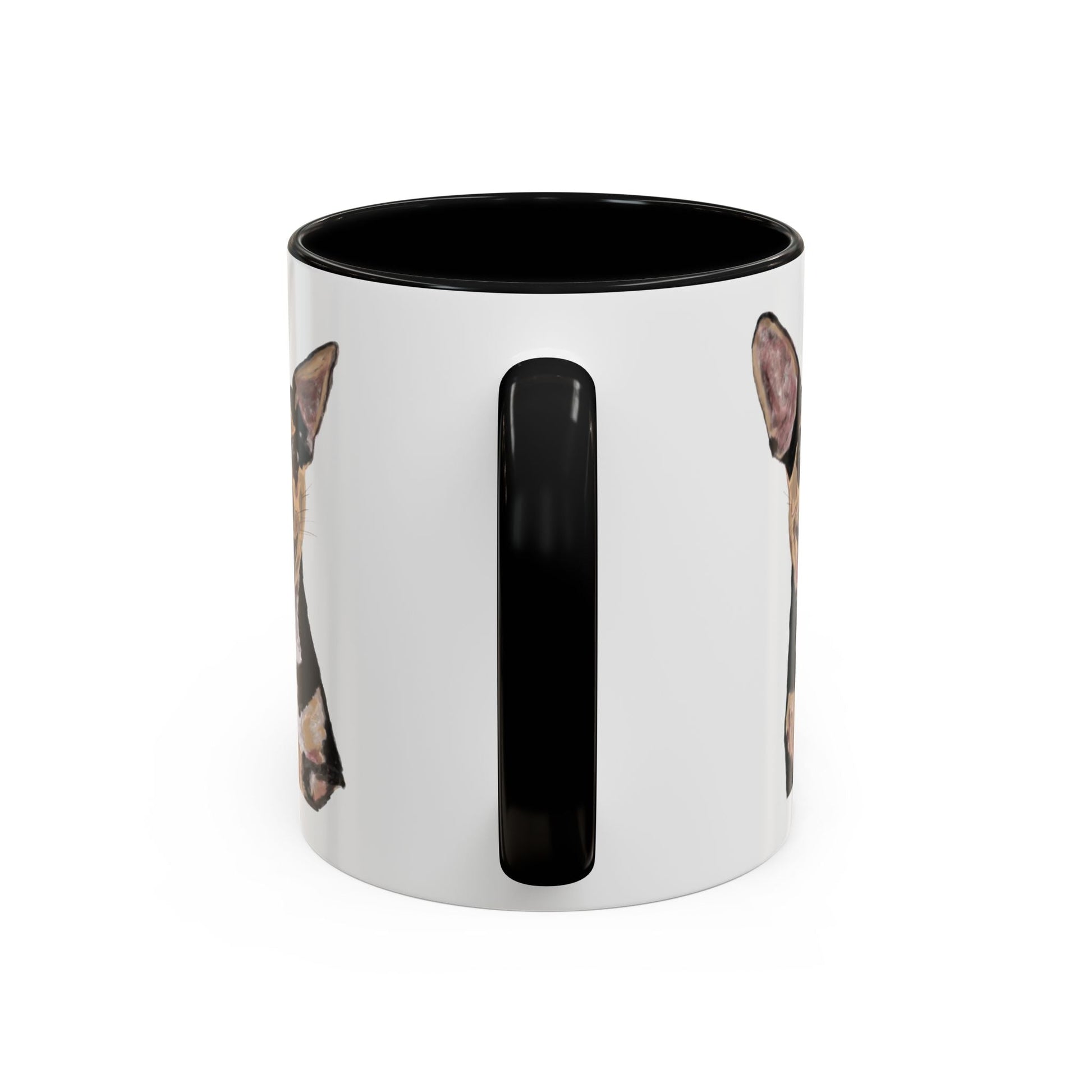Chihuahua Two Tone Ceramic Mugs - Blue Cava