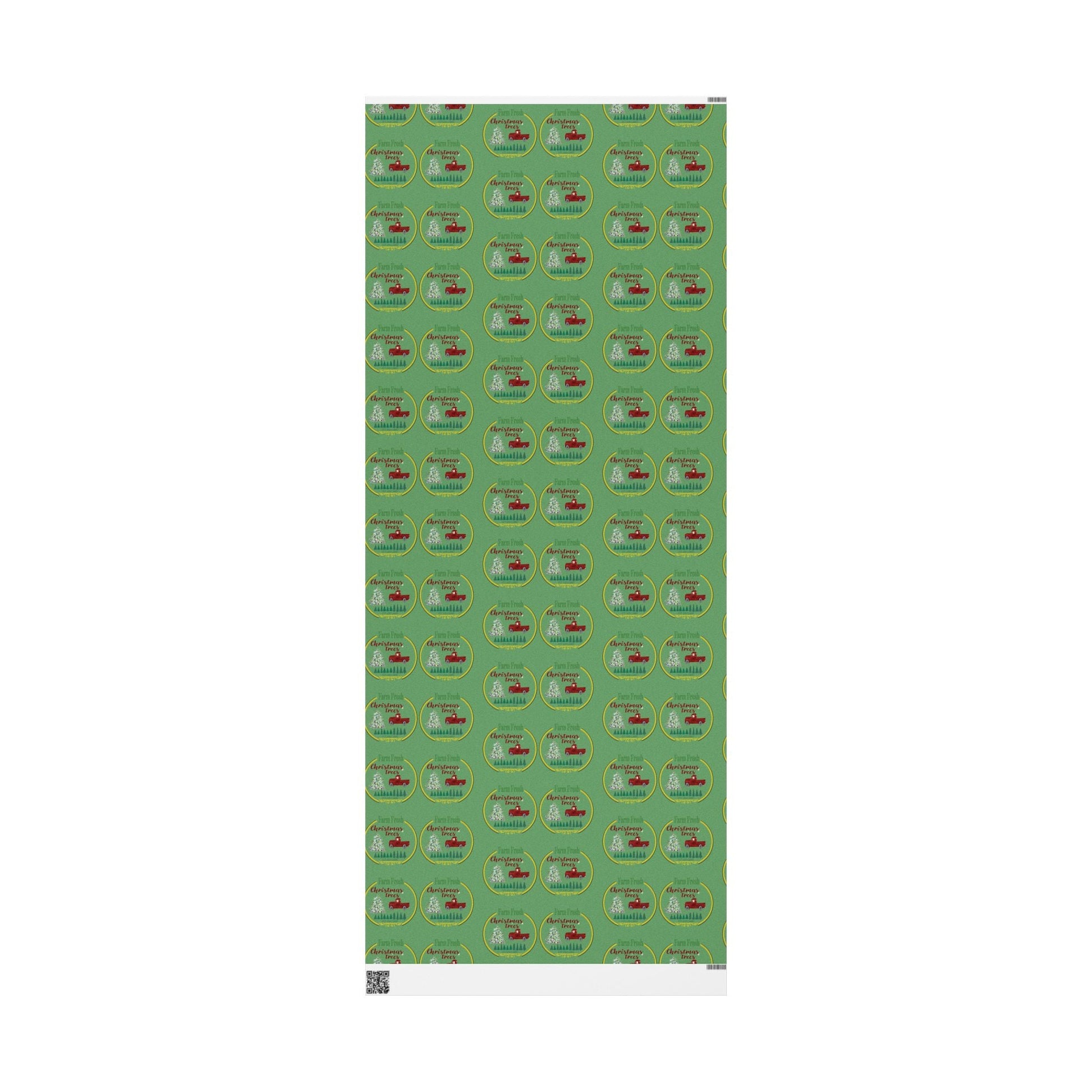 Christmas Tree Farm Wrapping Papers - Blue Cava