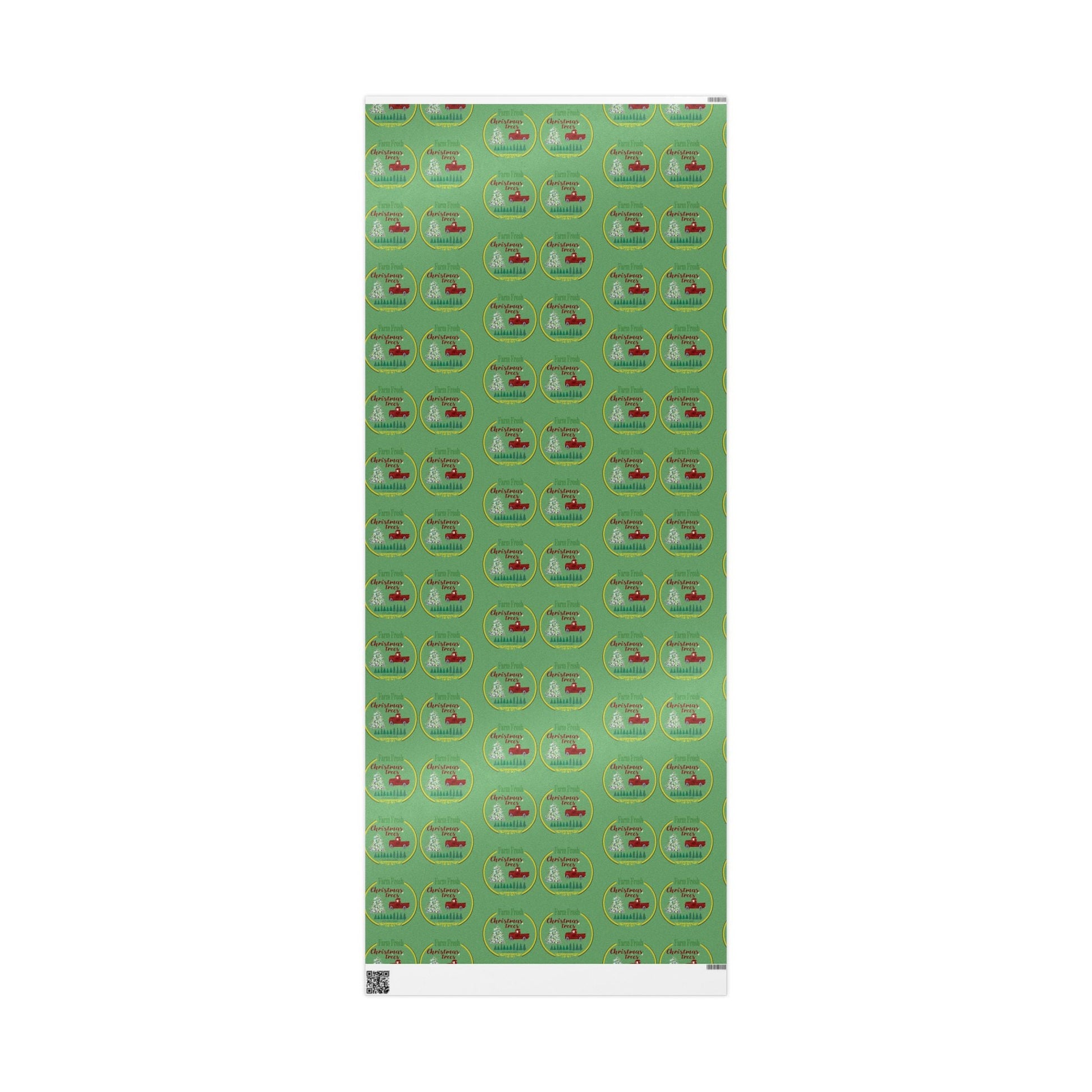 Christmas Tree Farm Wrapping Papers - Blue Cava