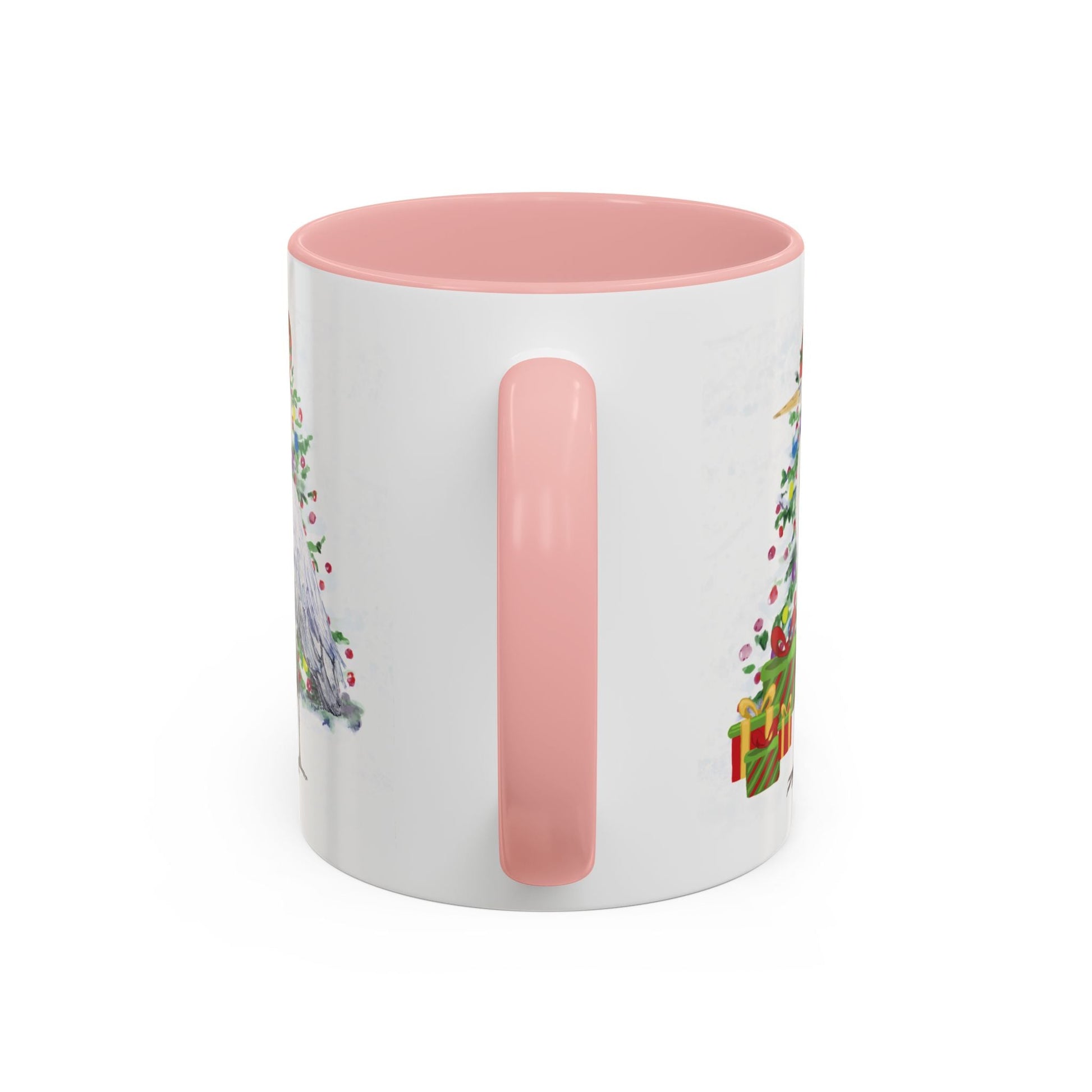 Coastal Egret Christmas Coffee Mug (11oz & 15oz) - Blue Cava