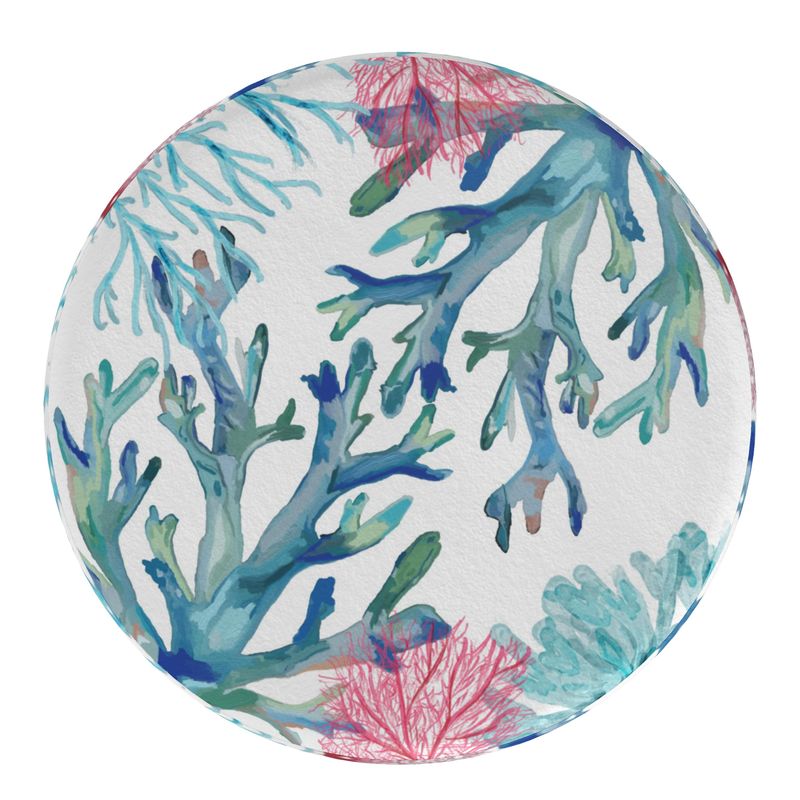 Coastal Pouf - Blue Cava