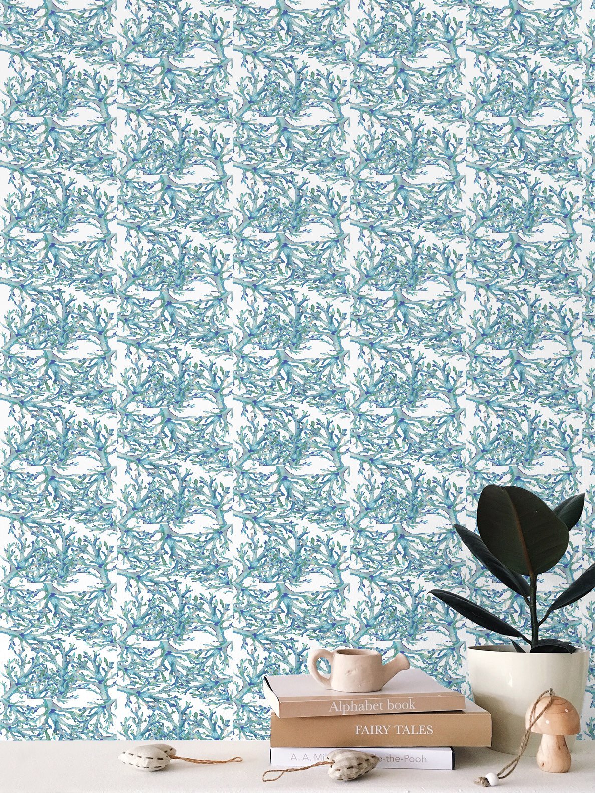 Coastal Wallpaper - Blue Cava