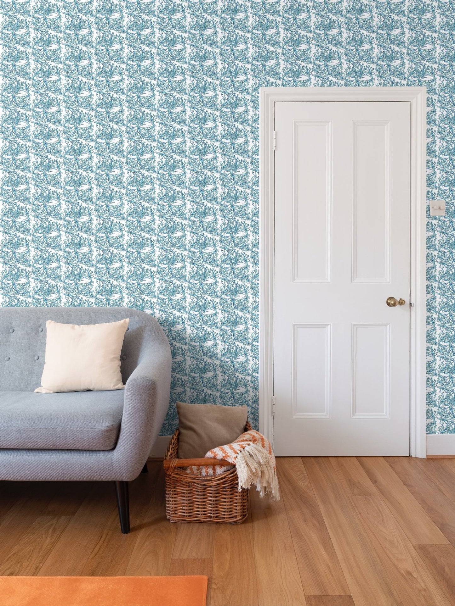 Coastal Wallpaper - Blue Cava