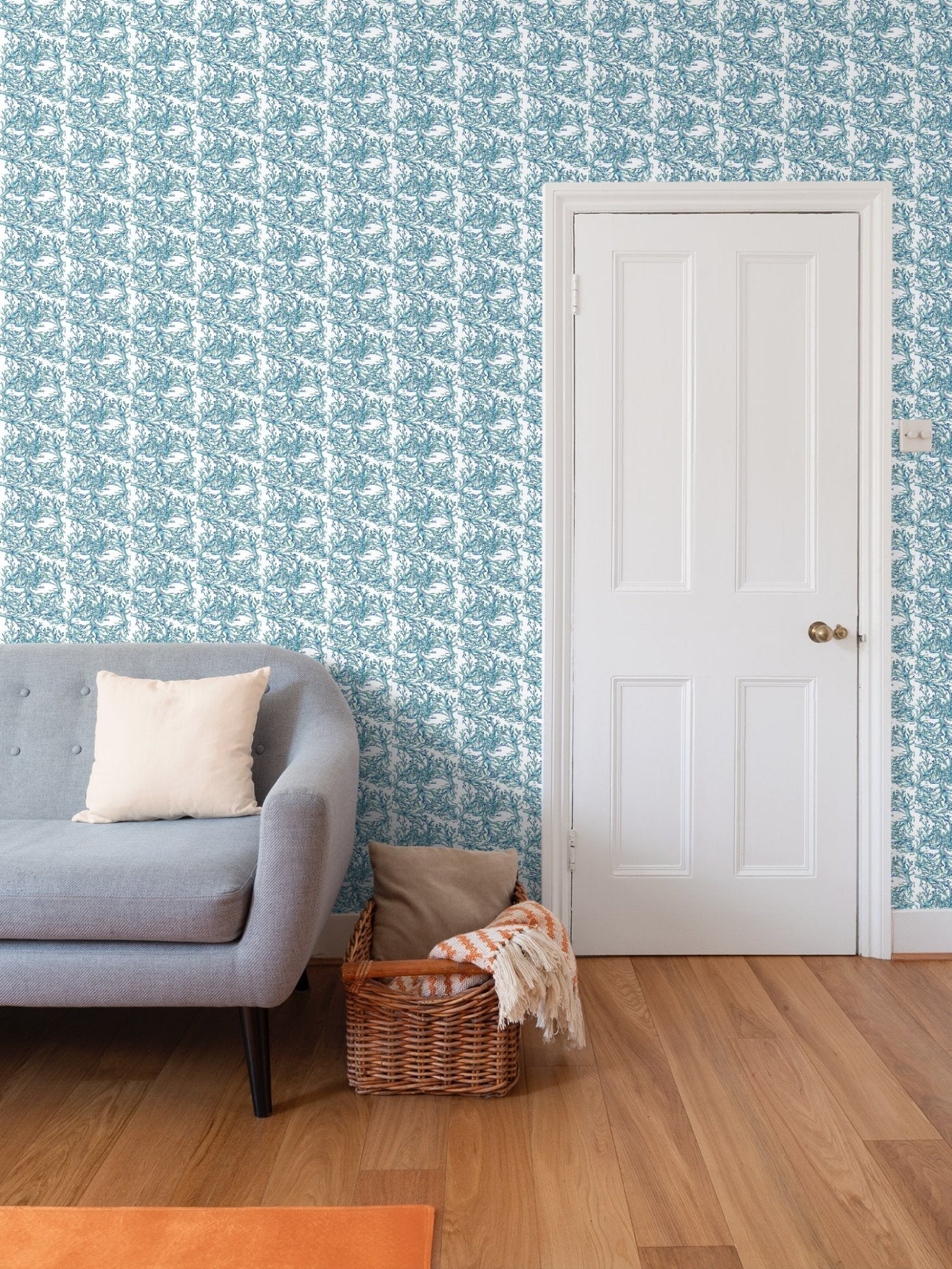 Coastal Wallpaper - Blue Cava