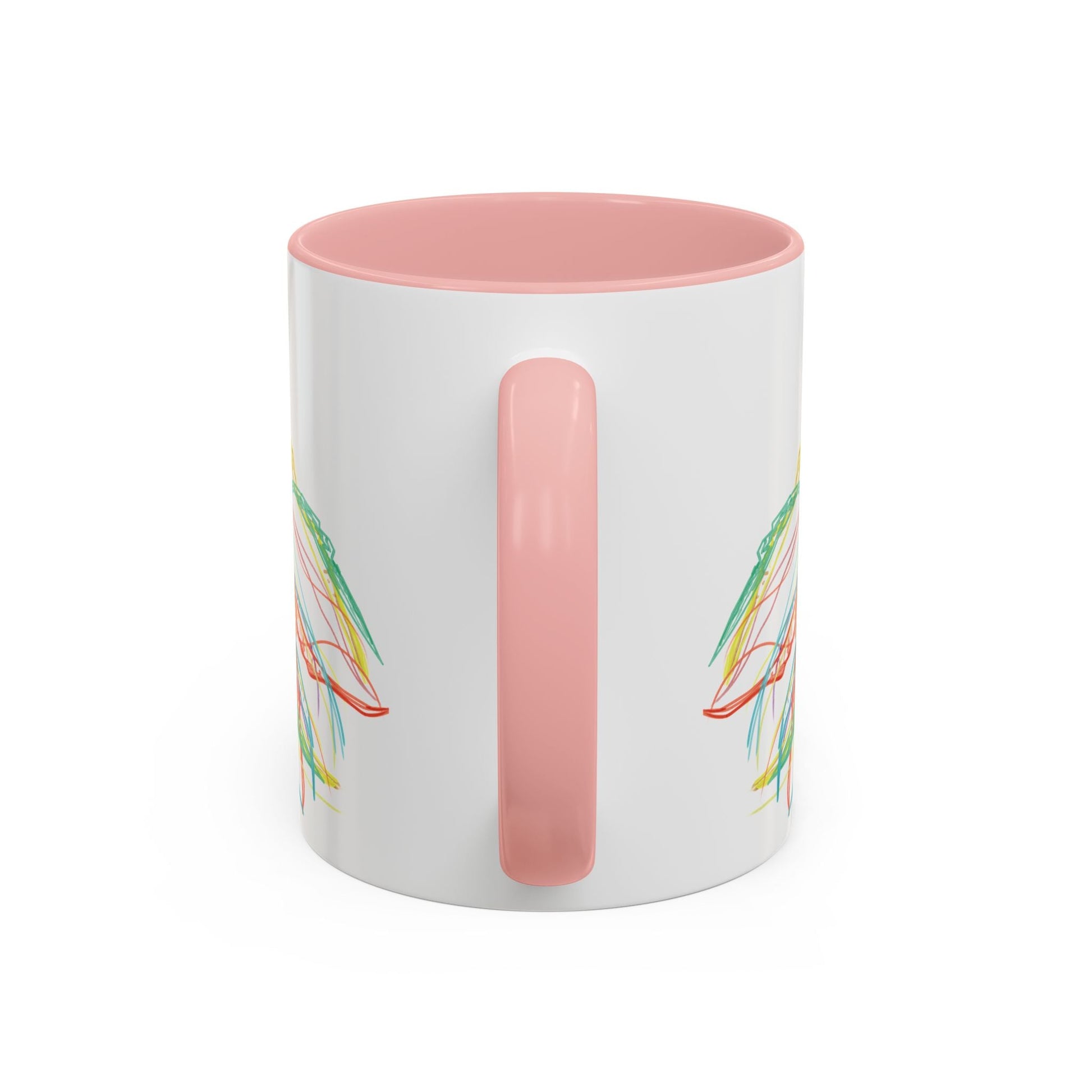 Colorful Jellyfish Accent Coffee Mug - Perfect for Ocean Lovers - Blue Cava