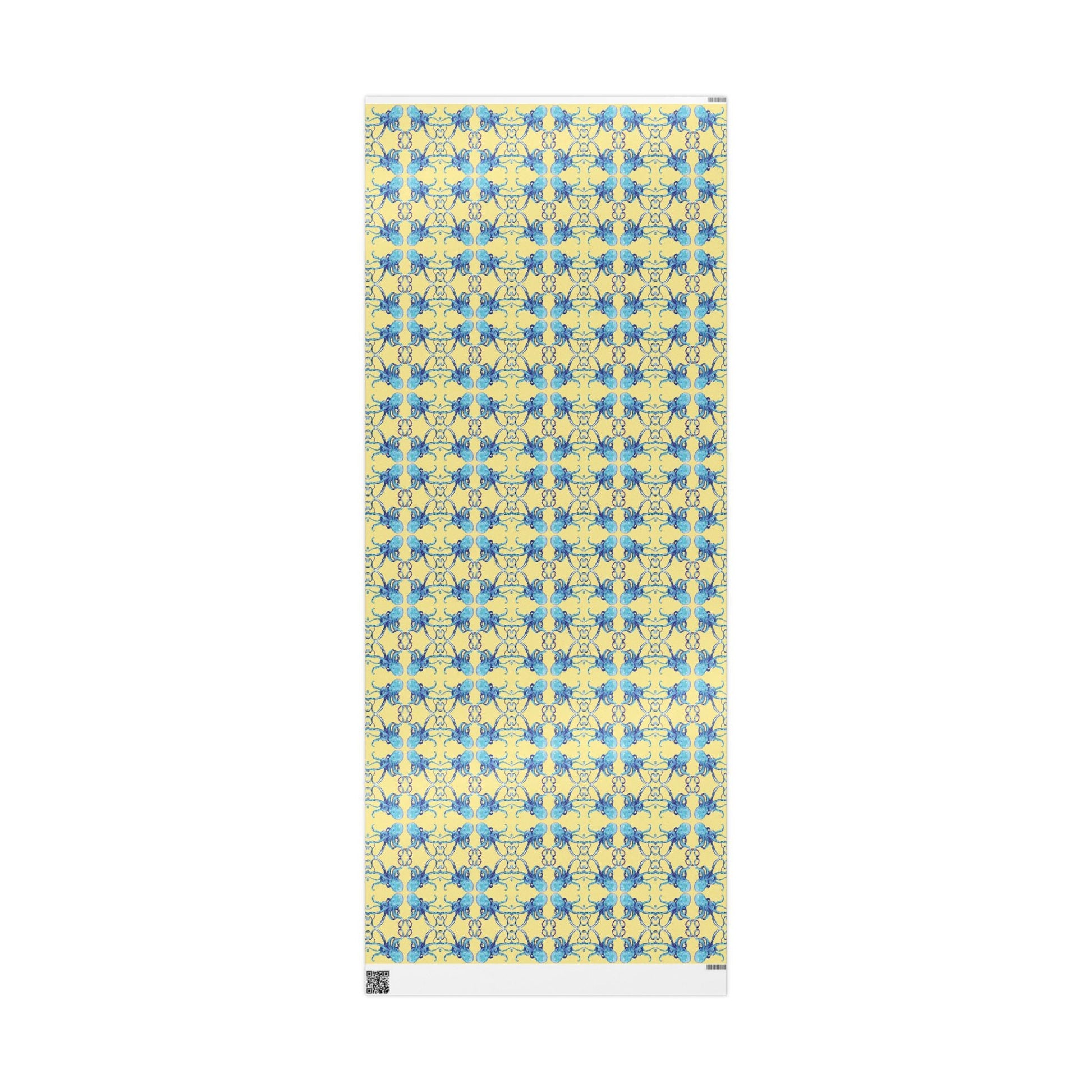 Colorful Octopus Wrapping Paper - Eco - Friendly - Blue Cava