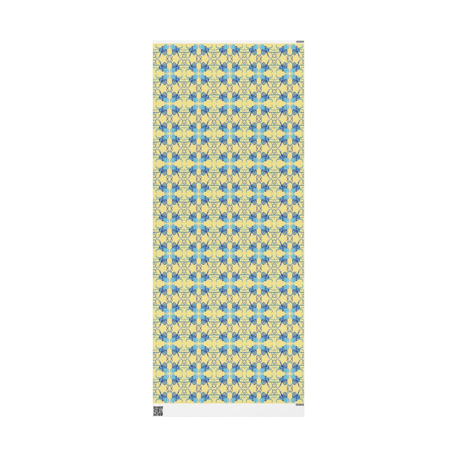 Colorful Octopus Wrapping Paper - Eco - Friendly - Blue Cava