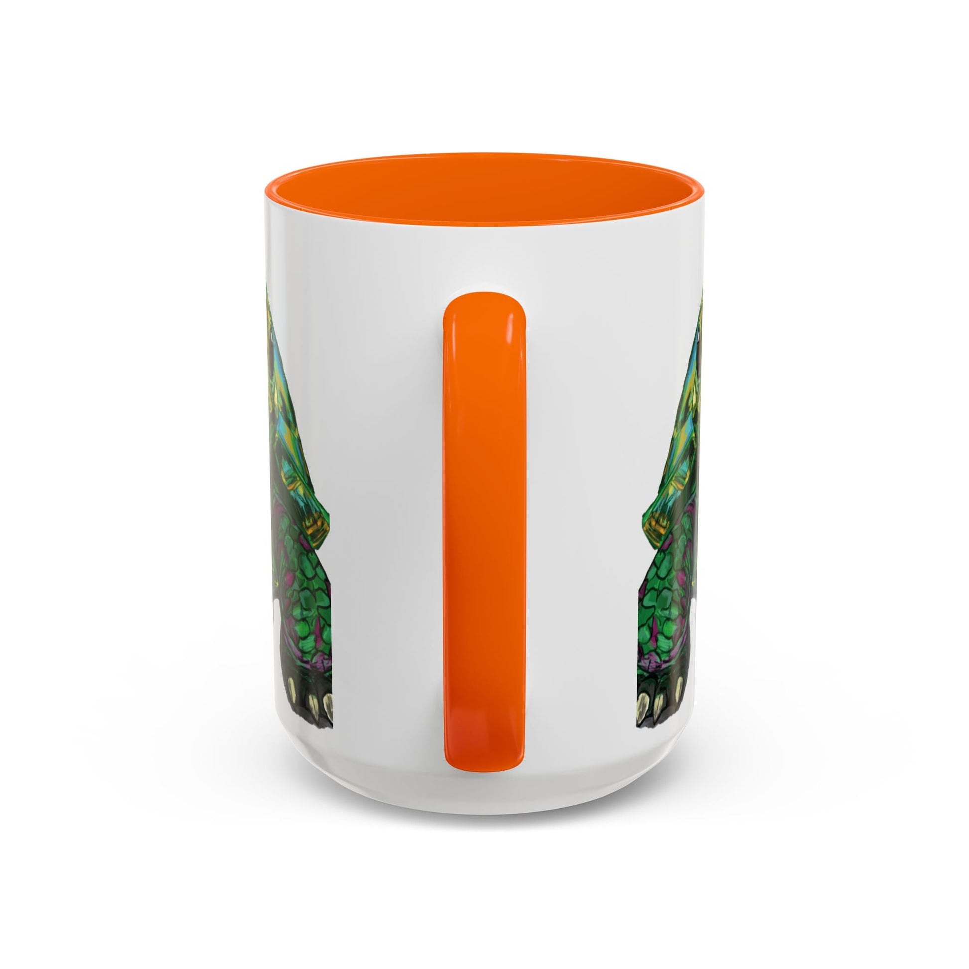 Colorful Sea Turtle Accent Coffee Mug - Unique 11oz & 15oz - Blue Cava