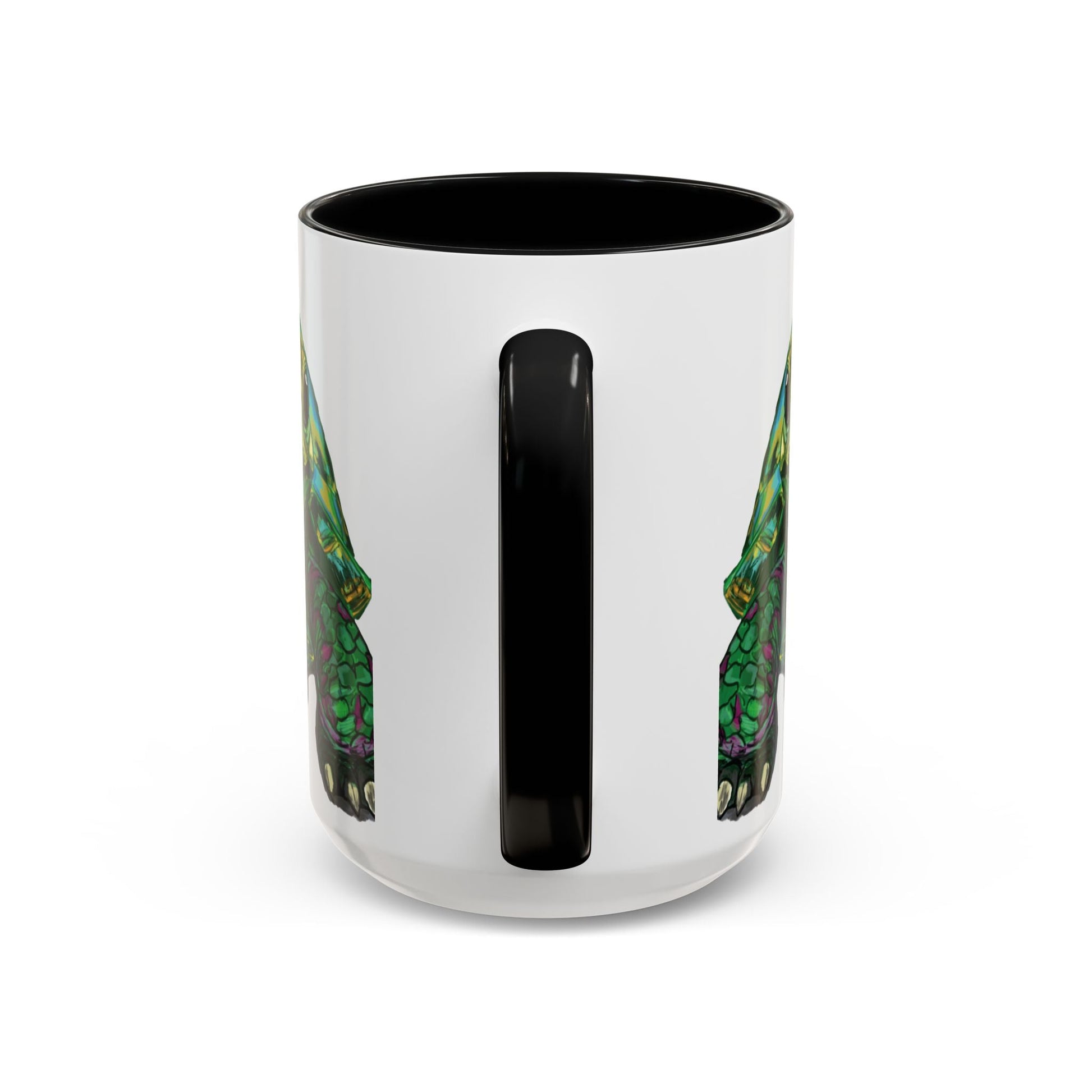 Colorful Sea Turtle Accent Coffee Mug - Unique 11oz & 15oz - Blue Cava