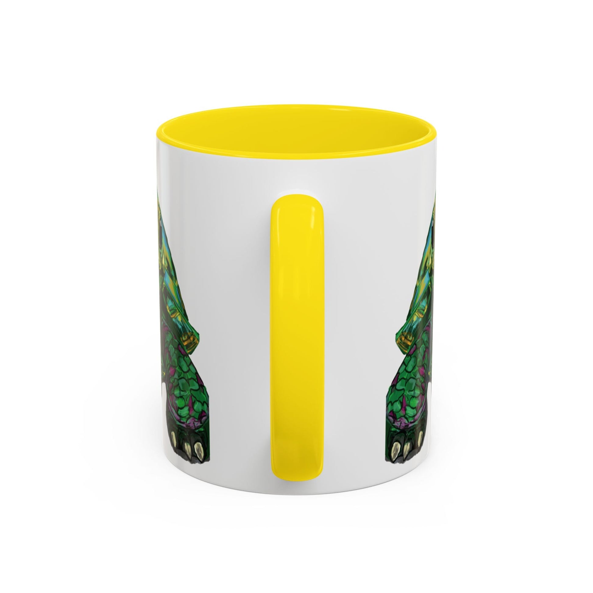 Colorful Sea Turtle Accent Coffee Mug - Unique 11oz & 15oz - Blue Cava