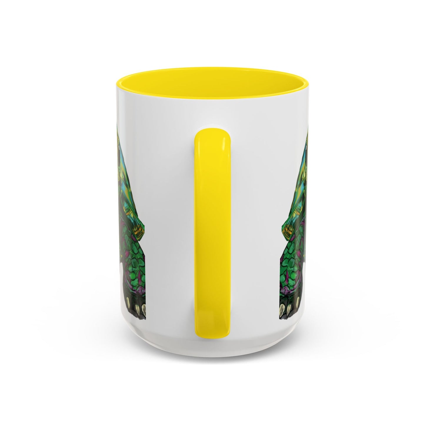 Colorful Sea Turtle Accent Coffee Mug - Unique 11oz & 15oz - Blue Cava