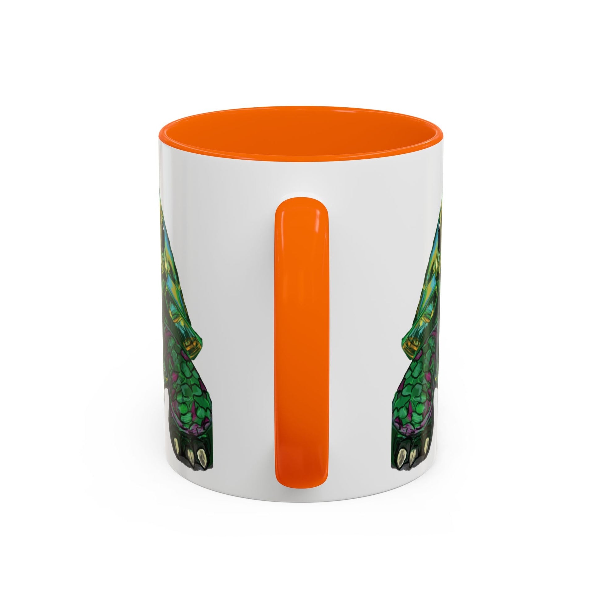 Colorful Sea Turtle Accent Coffee Mug - Unique 11oz & 15oz - Blue Cava