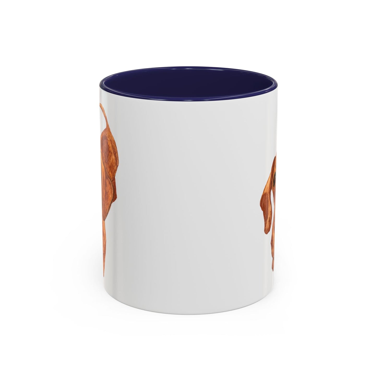Dachshund Two Tone Coffee Mug (11oz & 15oz) - Blue Cava