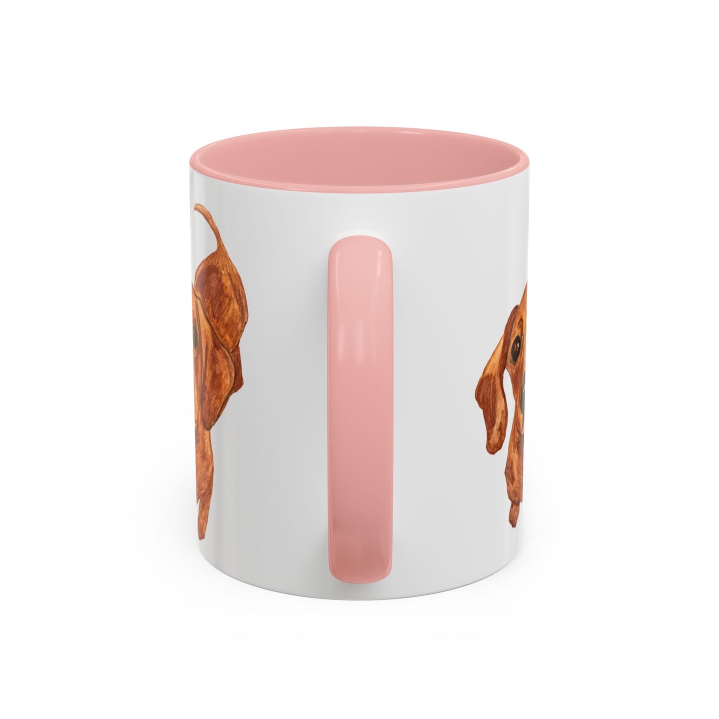 Dachshund Two Tone Coffee Mug (11oz & 15oz) - Blue Cava