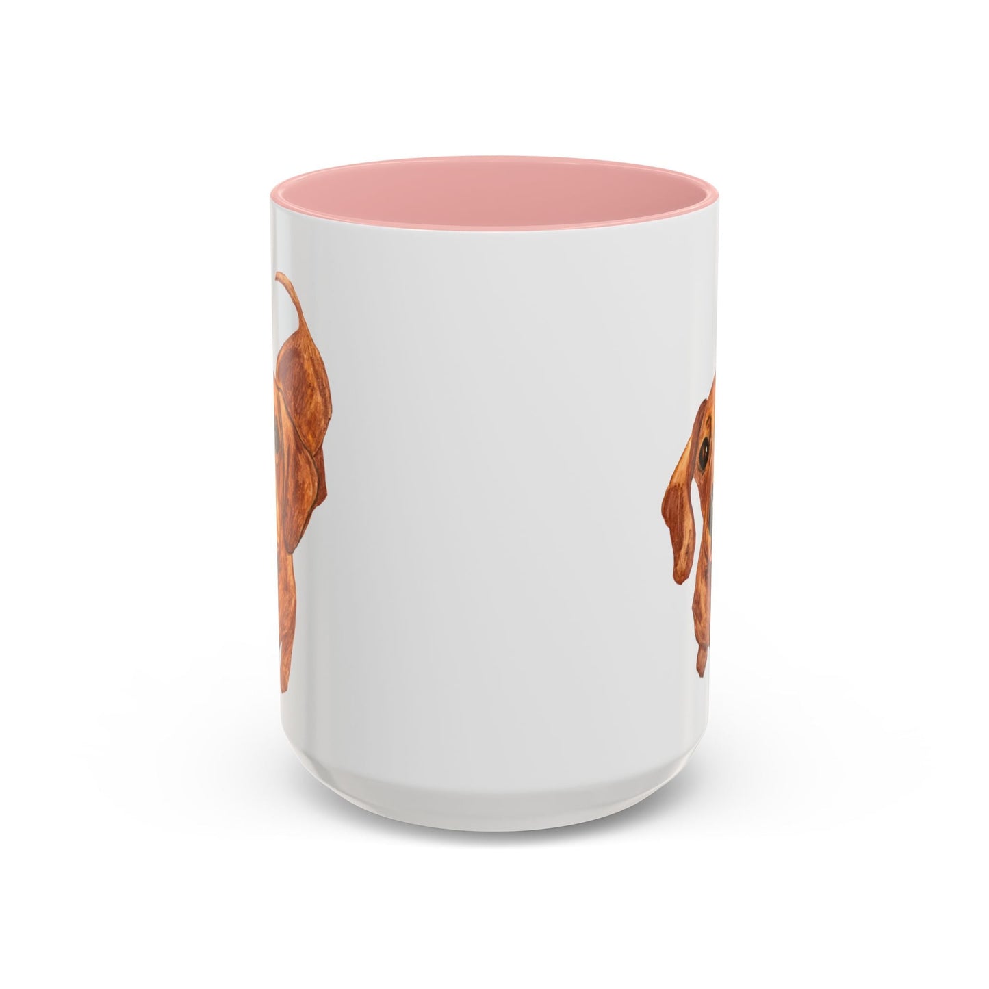 Dachshund Two Tone Coffee Mug (11oz & 15oz) - Blue Cava