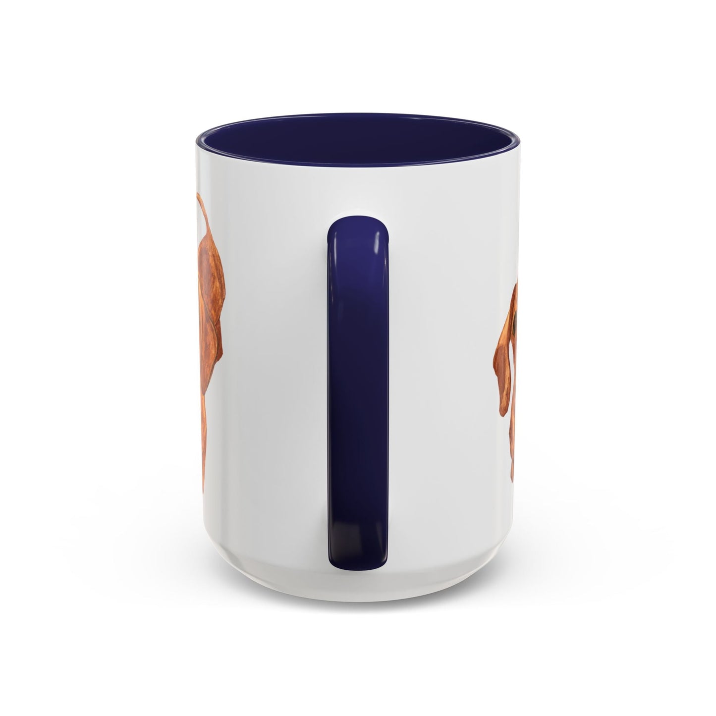 Dachshund Two Tone Coffee Mug (11oz & 15oz) - Blue Cava