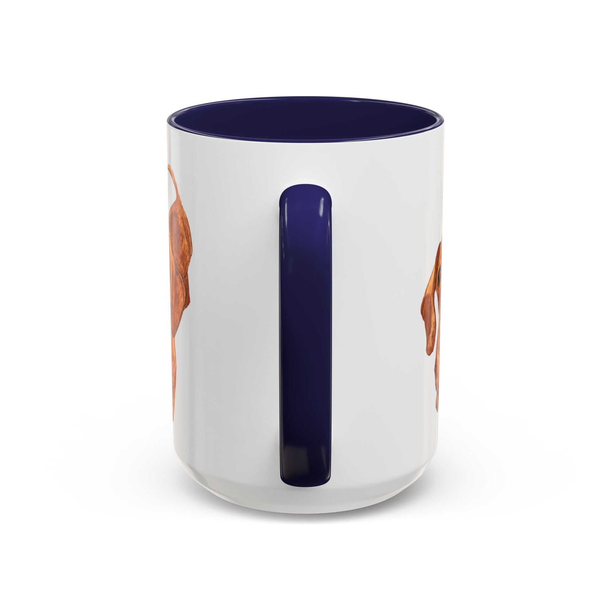 Dachshund Two Tone Coffee Mug (11oz & 15oz) - Blue Cava