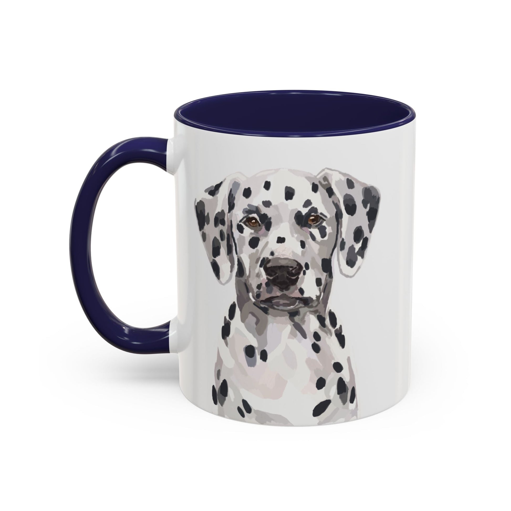 Dalmatian Two Tone Ceramic Mug - 11oz & 15 oz - Blue Cava