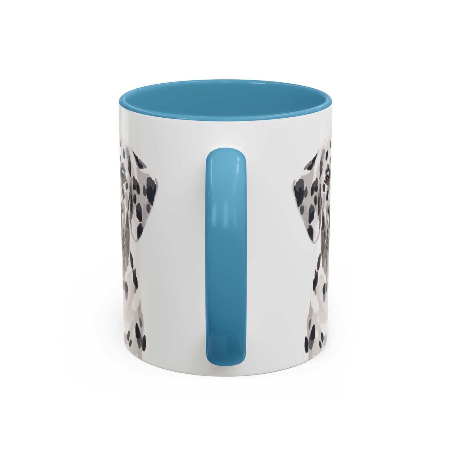 Dalmatian Two Tone Ceramic Mug - 11oz & 15 oz - Blue Cava