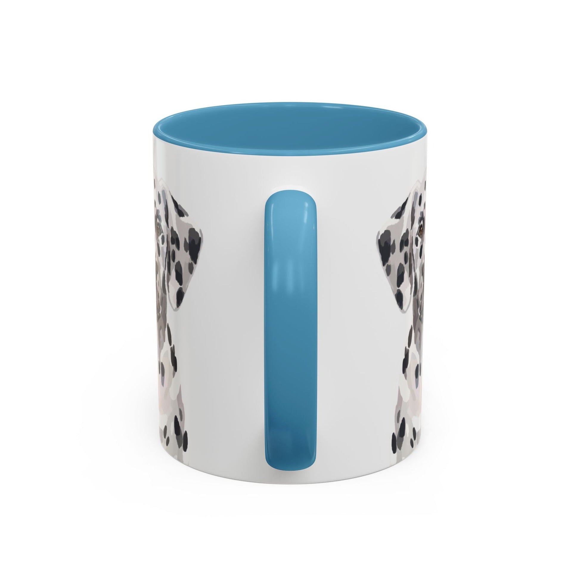 Dalmatian Two Tone Ceramic Mug - 11oz & 15 oz - Blue Cava