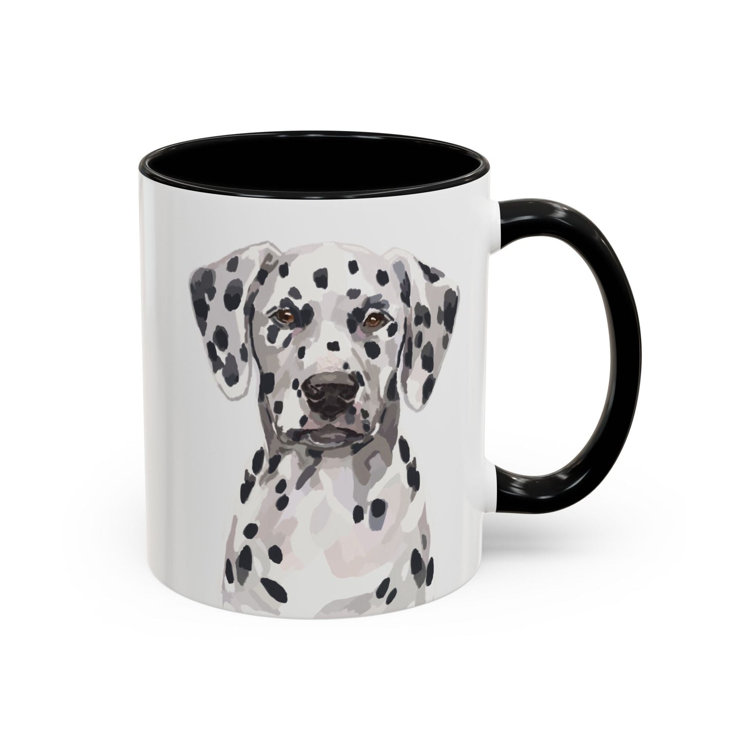 Dalmatian Two Tone Ceramic Mug - 11oz & 15 oz - Blue Cava