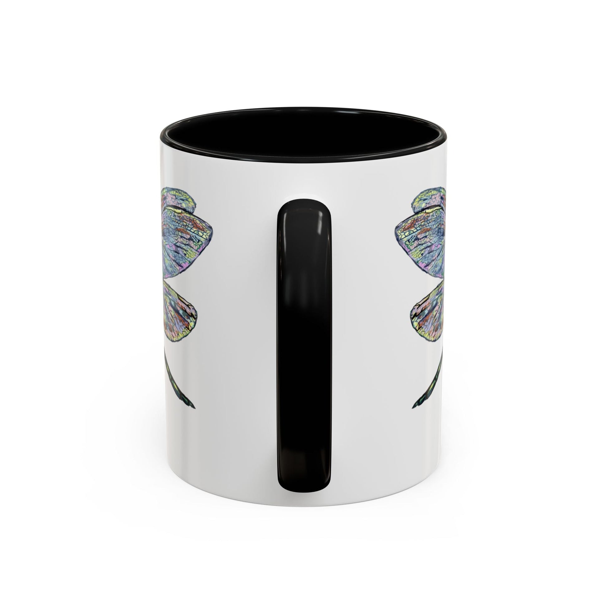 Dragonfly Two Tone Coffee Mug (11oz & 15oz) - Blue Cava
