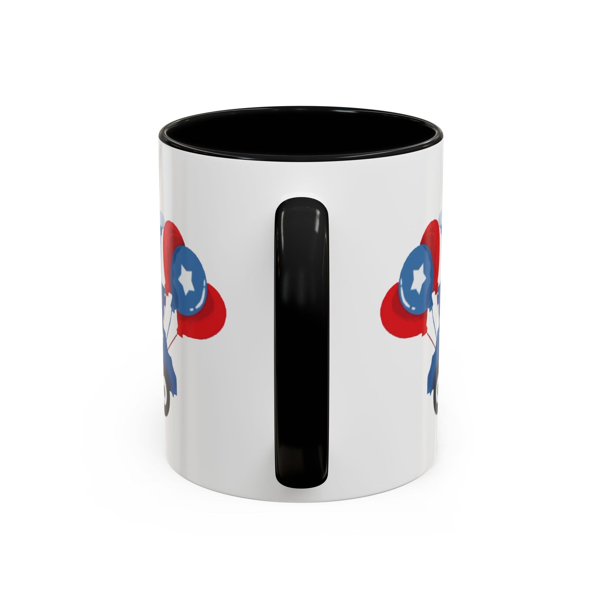 Egret Golf Cart Two Tone Coffee Mug (11oz & 15oz) - Blue Cava