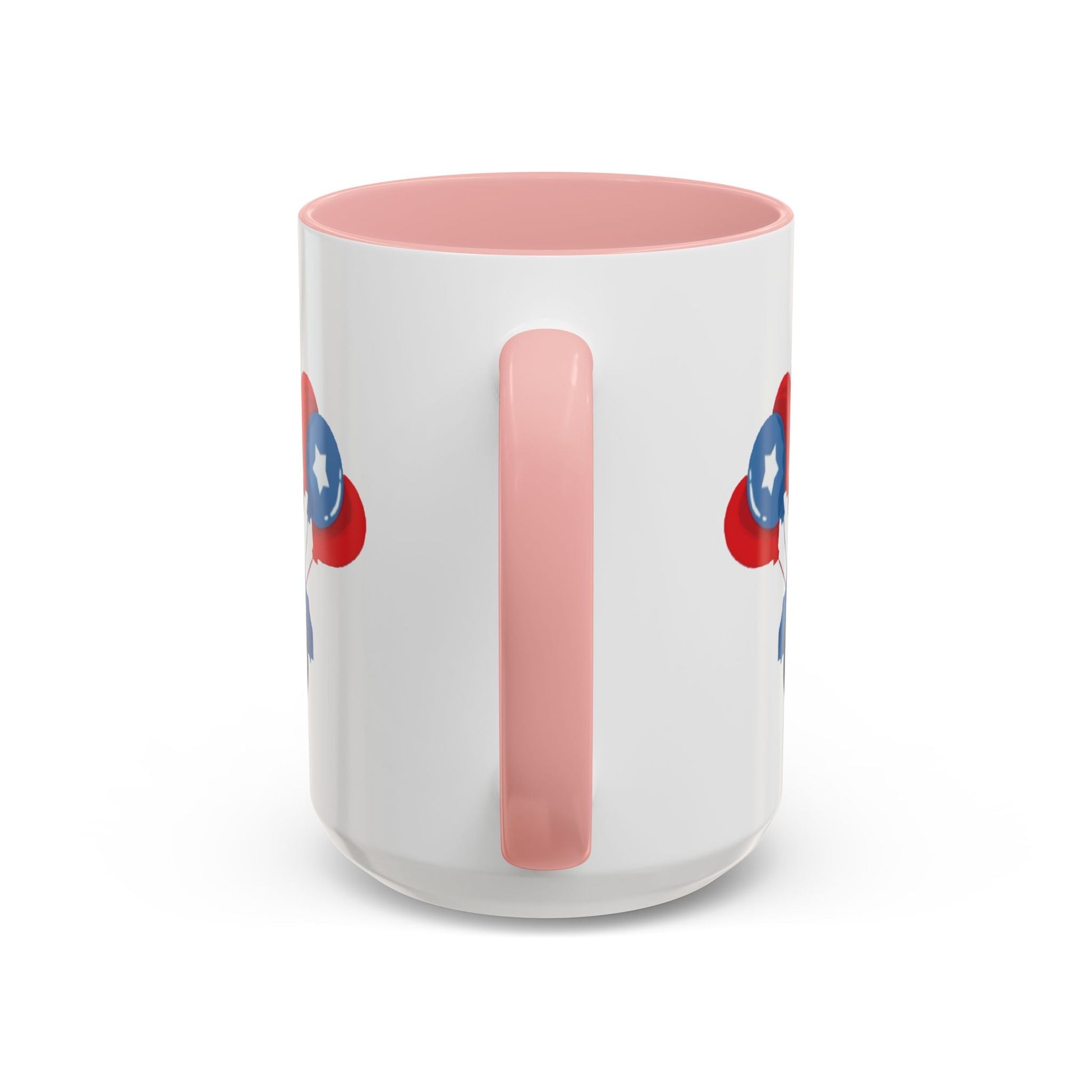 Egret Golf Cart Two Tone Coffee Mug (11oz & 15oz) - Blue Cava