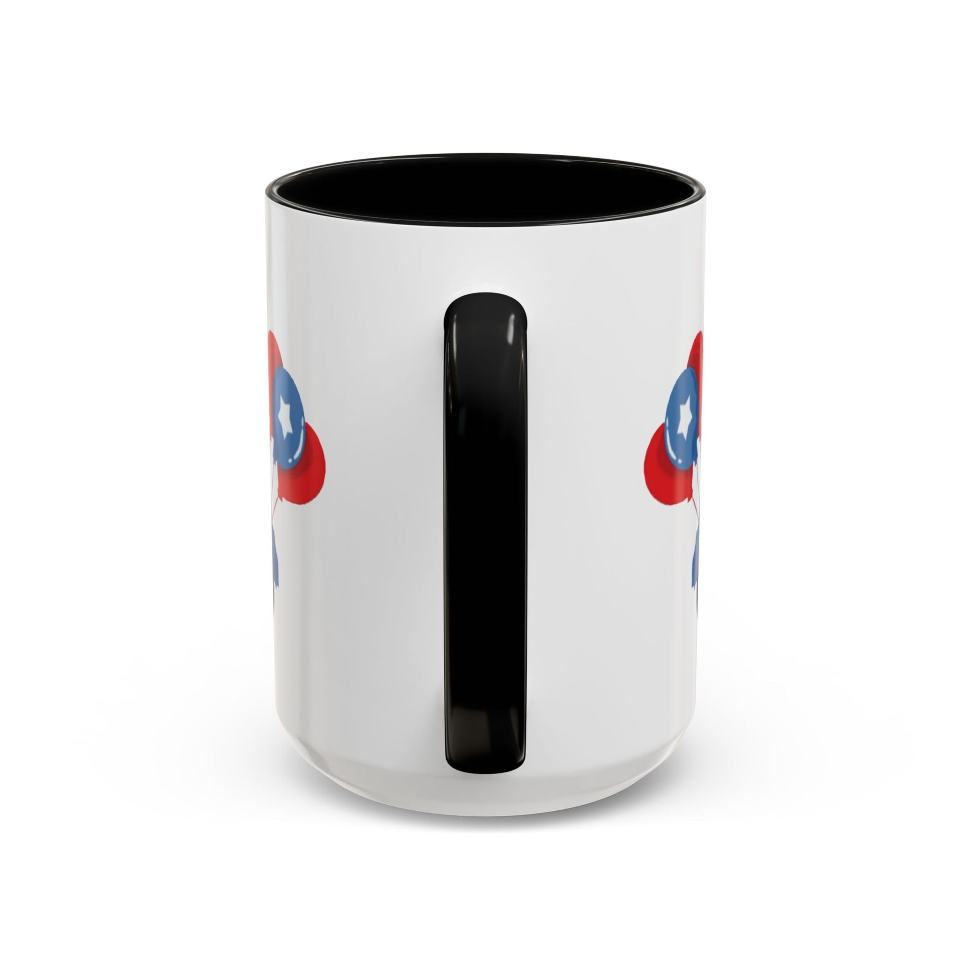 Egret Golf Cart Two Tone Coffee Mug (11oz & 15oz) - Blue Cava