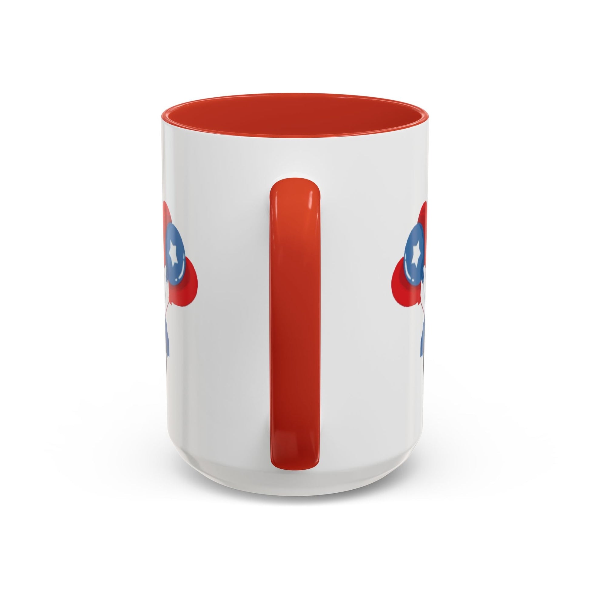Egret Golf Cart Two Tone Coffee Mug (11oz & 15oz) - Blue Cava