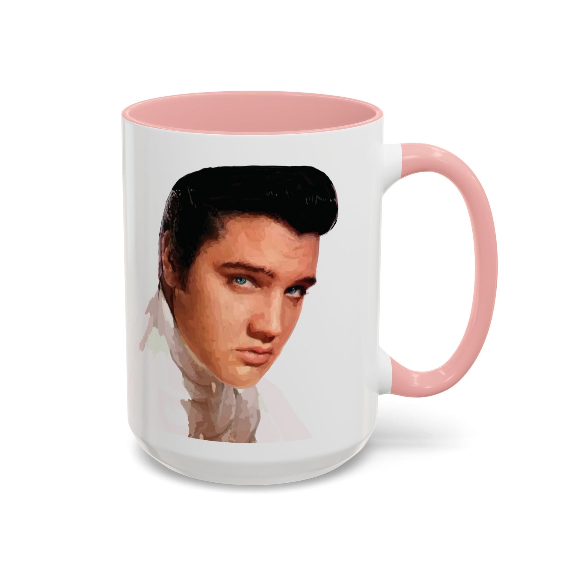 Elvis Two Tone Ceramic Mug - 11 oz & 15 oz - Blue Cava