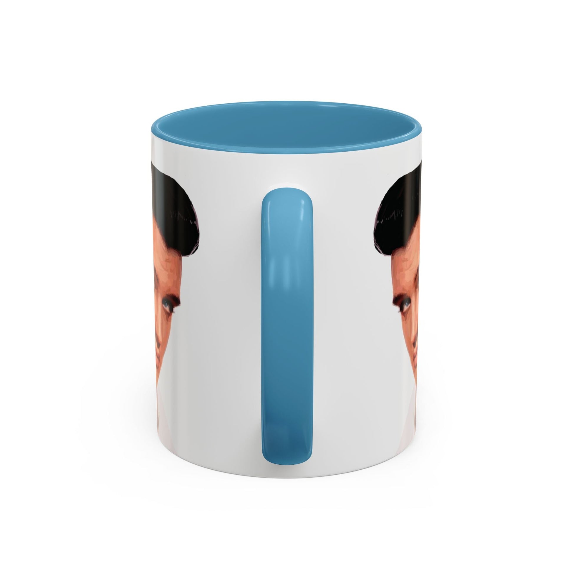 Elvis Two Tone Ceramic Mug - 11 oz & 15 oz - Blue Cava