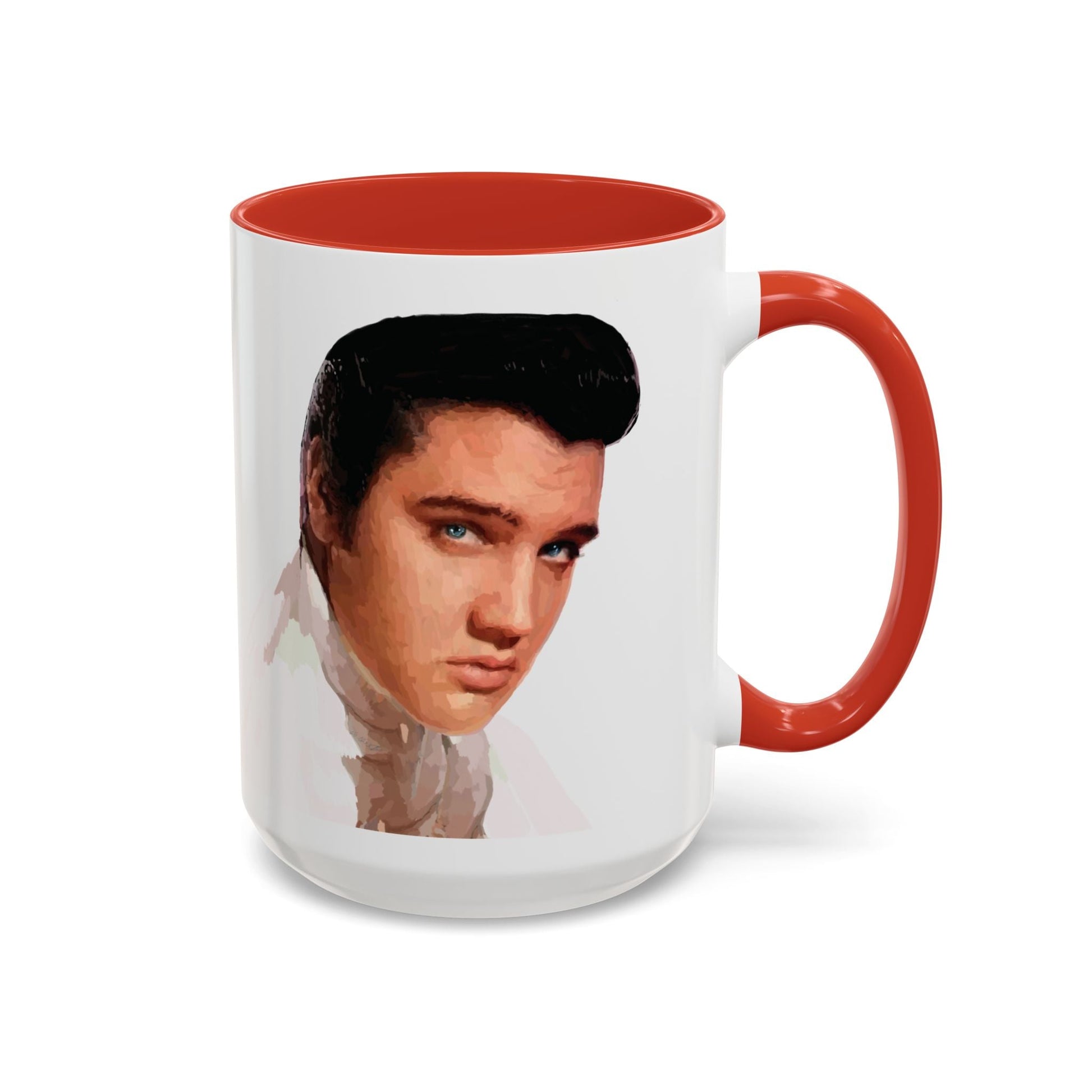 Elvis Two Tone Ceramic Mug - 11 oz & 15 oz - Blue Cava