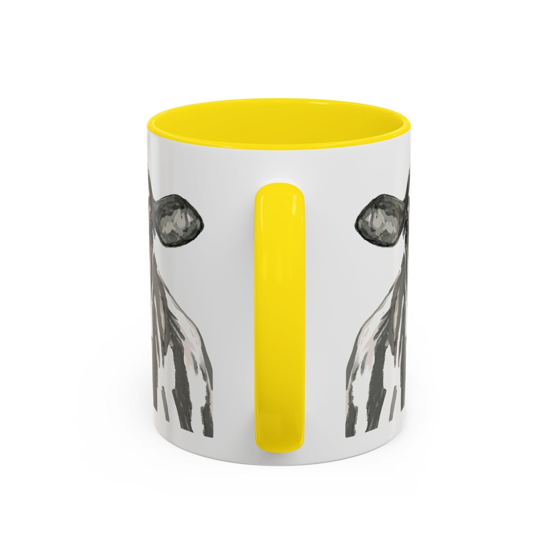 Farmhouse Cow Two Tone Ceramic Mug - 11oz & 15oz - Blue Cava