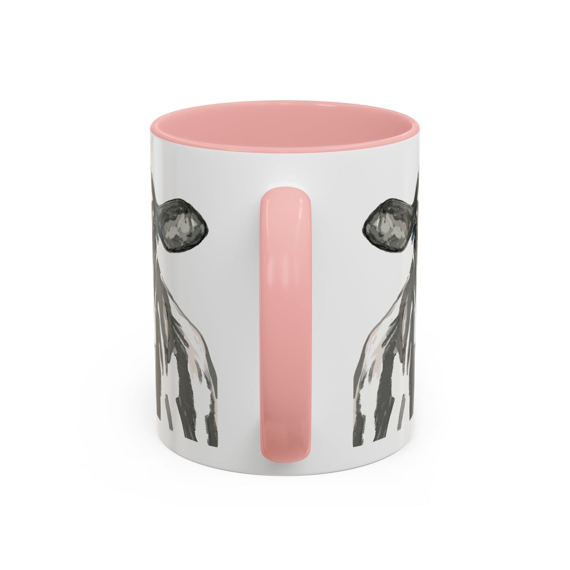 Farmhouse Cow Two Tone Ceramic Mug - 11oz & 15oz - Blue Cava