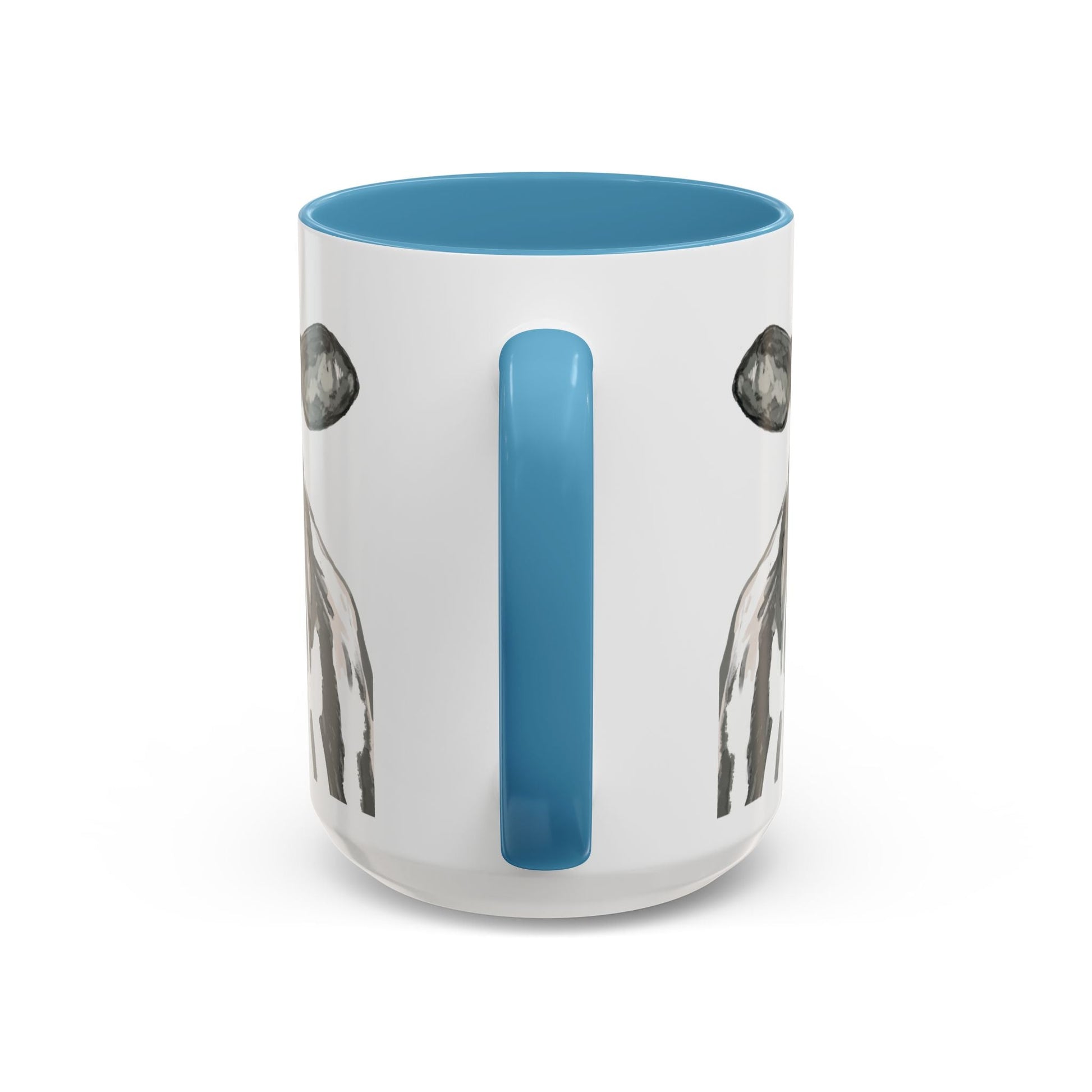 Farmhouse Cow Two Tone Ceramic Mug - 11oz & 15oz - Blue Cava