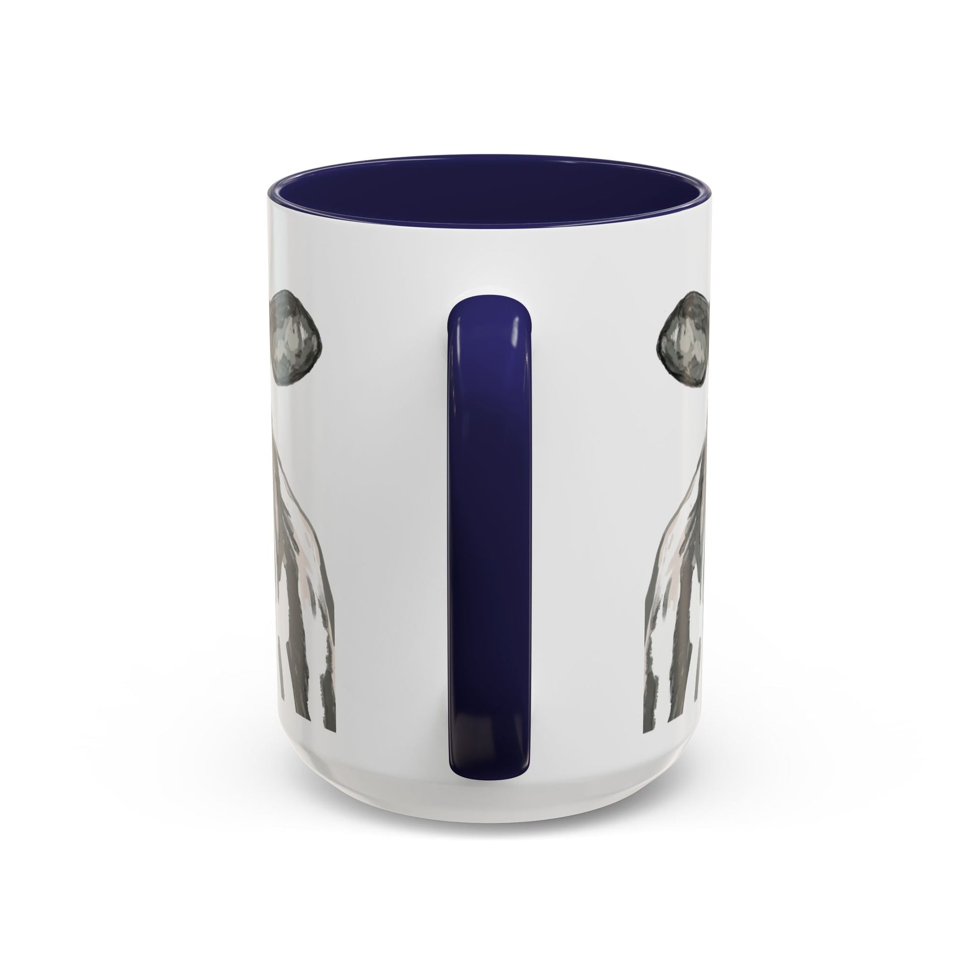 Farmhouse Cow Two Tone Ceramic Mug - 11oz & 15oz - Blue Cava