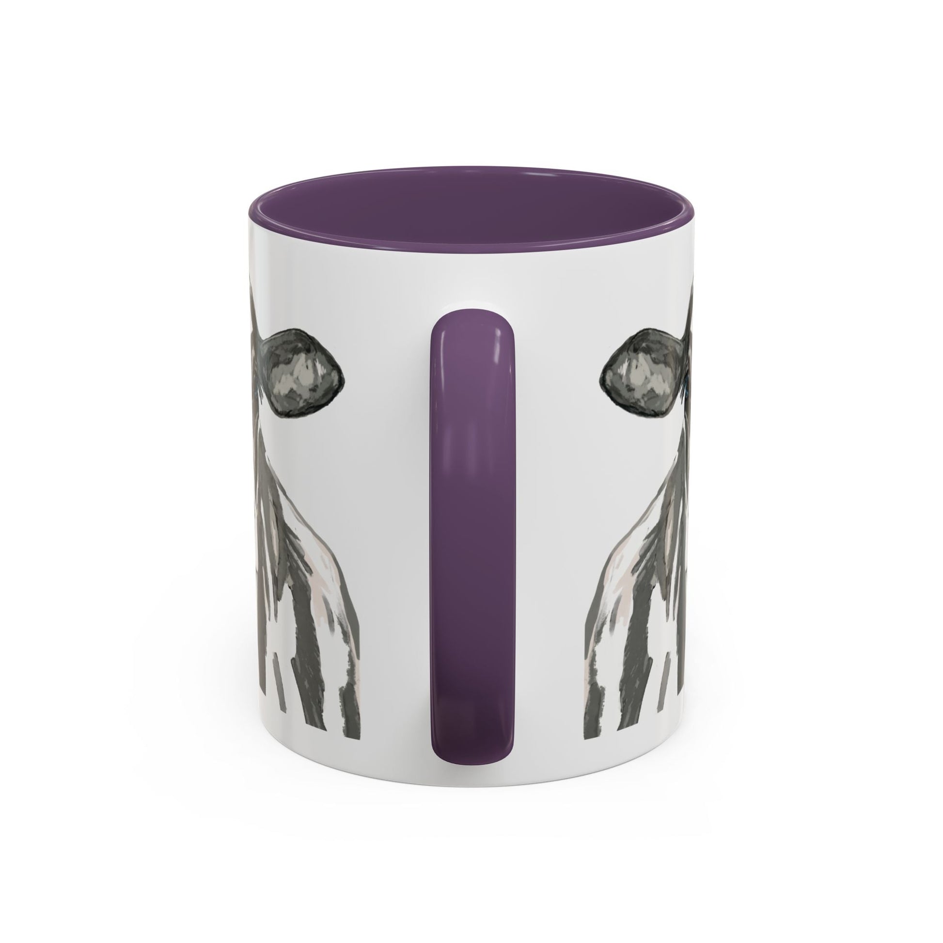 Farmhouse Cow Two Tone Ceramic Mug - 11oz & 15oz - Blue Cava
