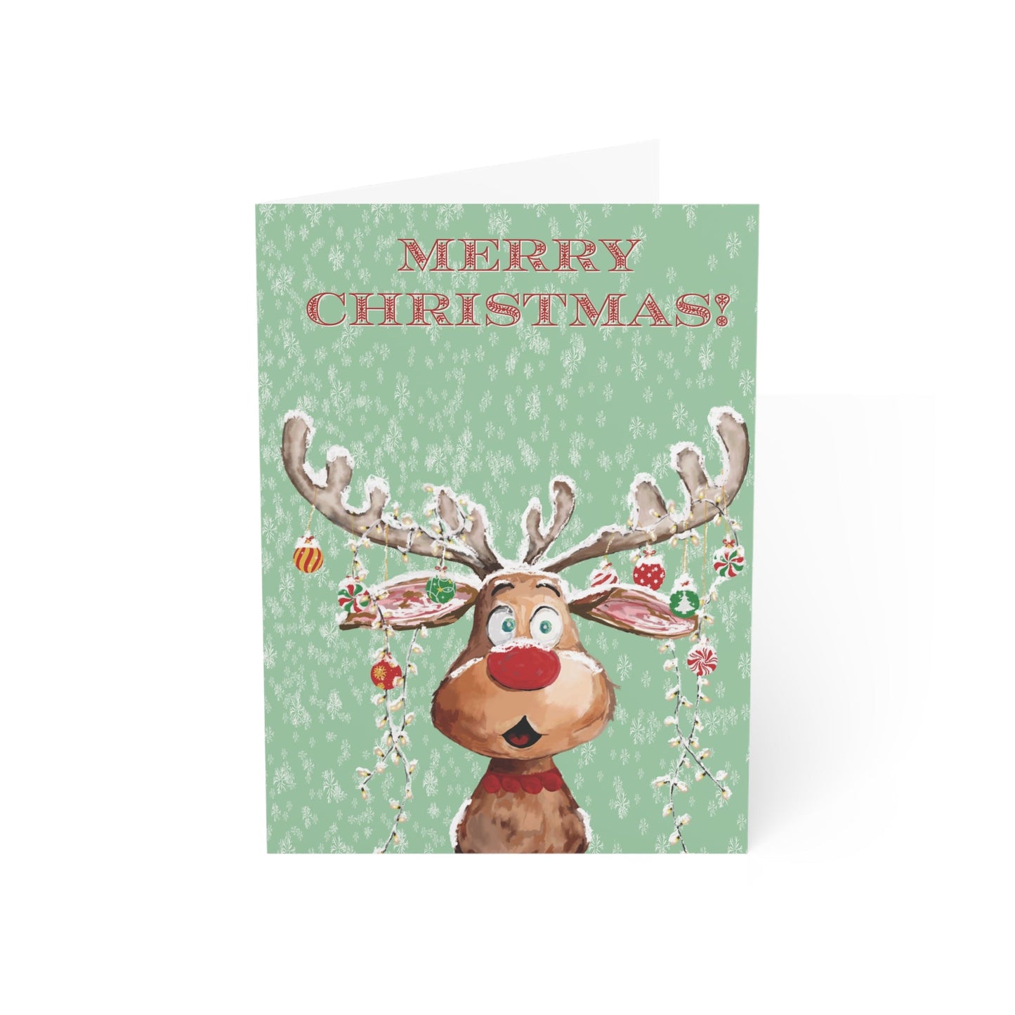 Festive Christmas Greeting Cards | Merry Christmas Designs | Holiday Cards Set | 1 - 50 pcs Options - Blue Cava