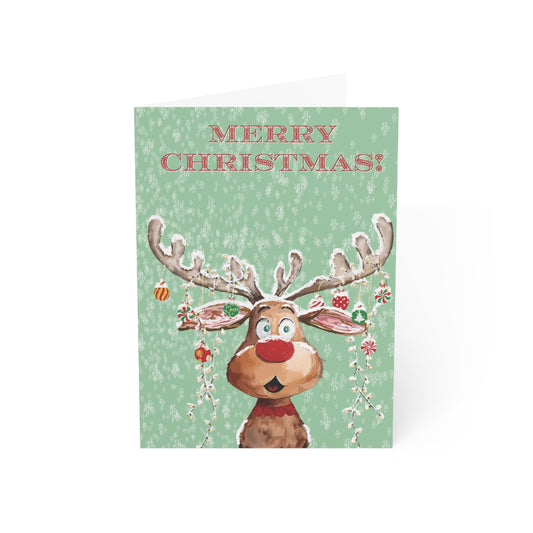 Festive Christmas Greeting Cards | Merry Christmas Designs | Holiday Cards Set | 1 - 50 pcs Options - Blue Cava