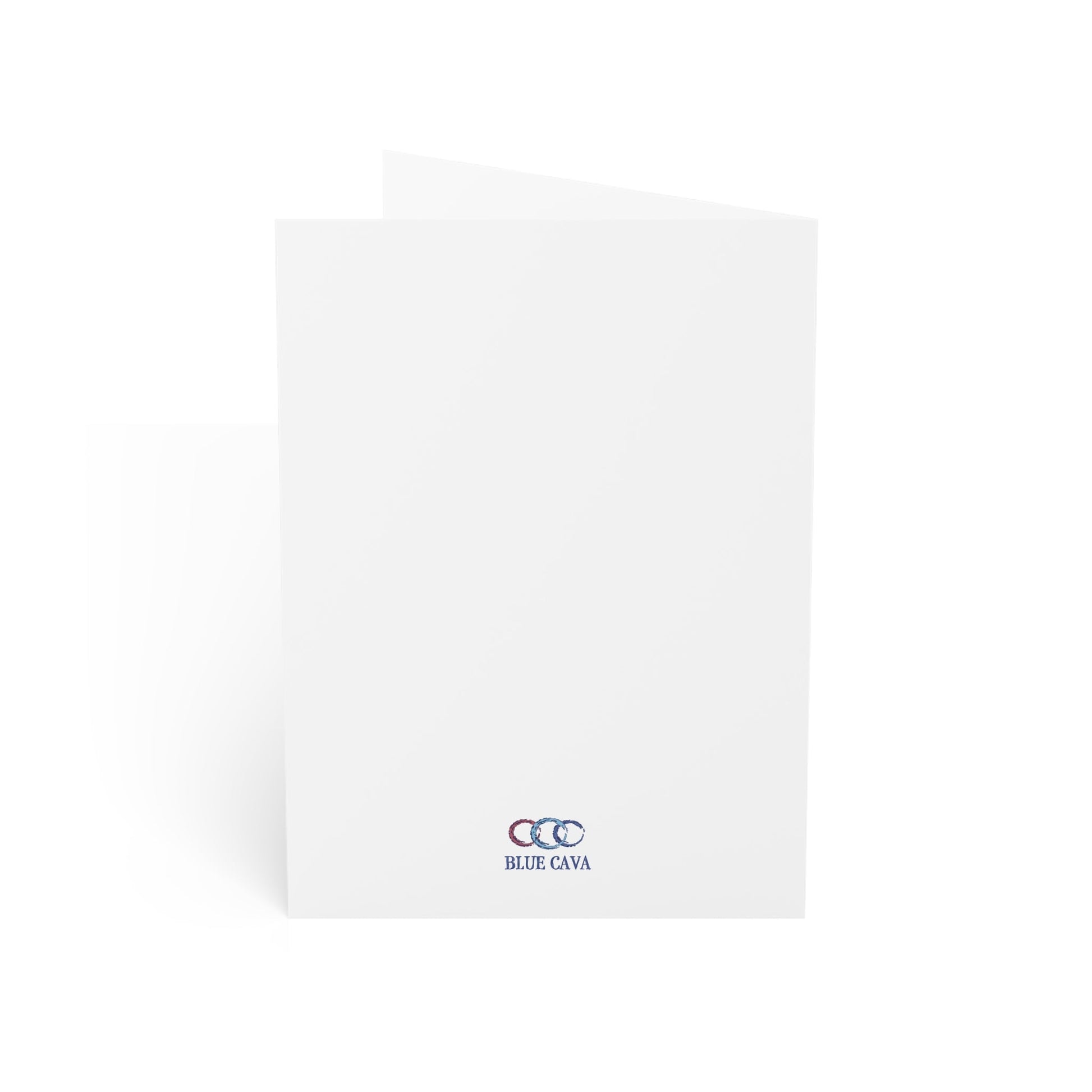 Festive Christmas Greeting Cards | Merry Christmas Designs | Holiday Cards Set | 1 - 50 pcs Options - Blue Cava