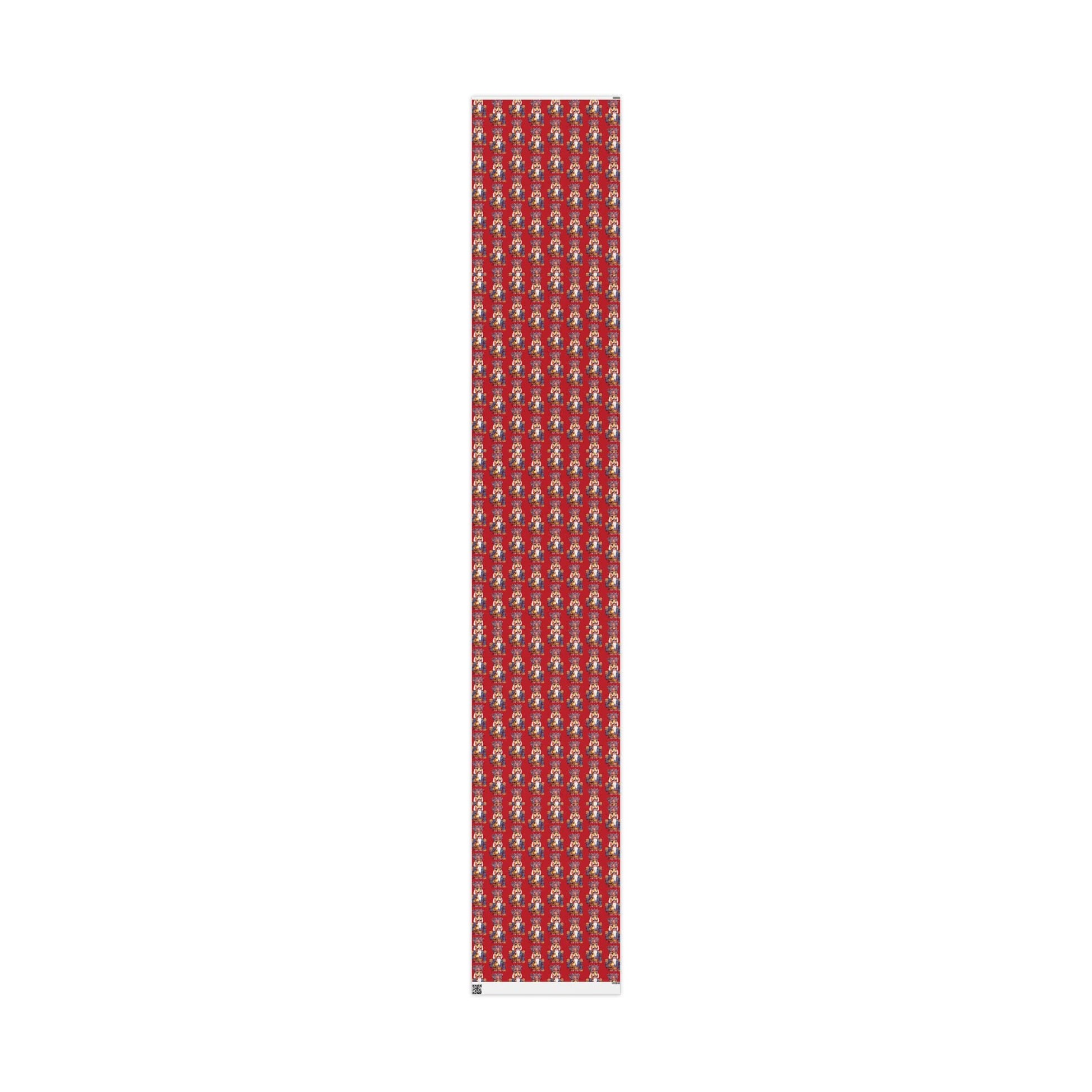 Festive Christmas Nutcracker Wrapping Papers, Holiday Wrapping Eco - Friendly - Blue Cava